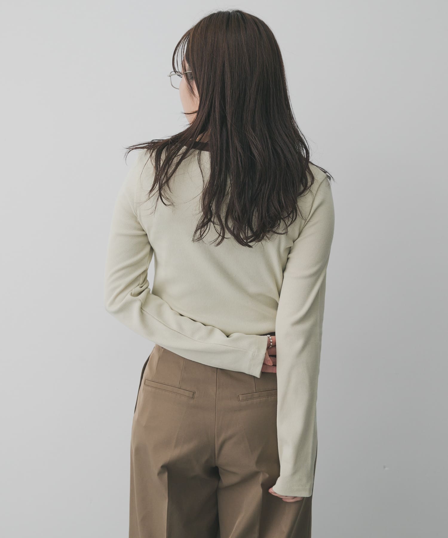 身長：158cm サイズ：one