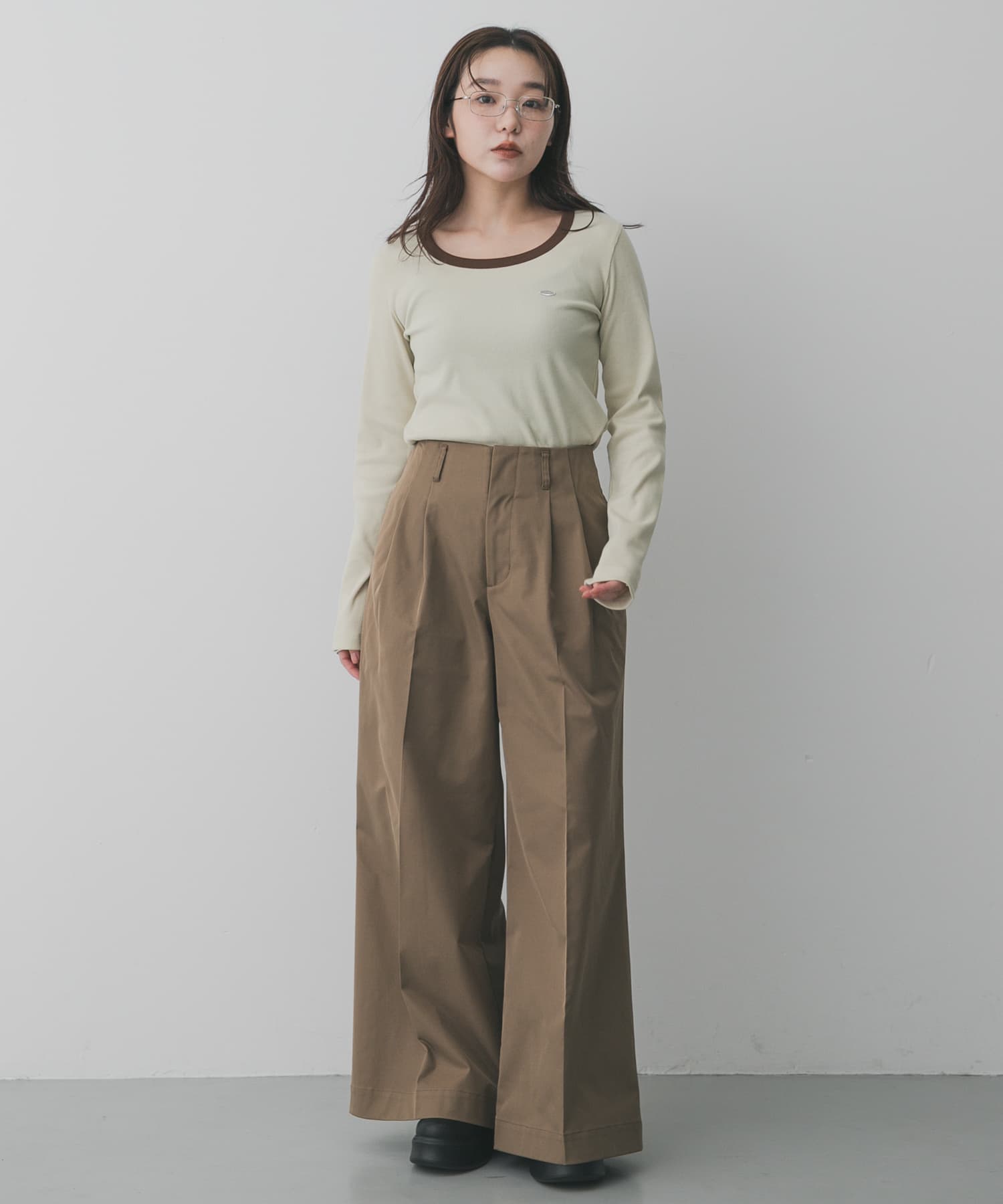 身長：158cm サイズ：one