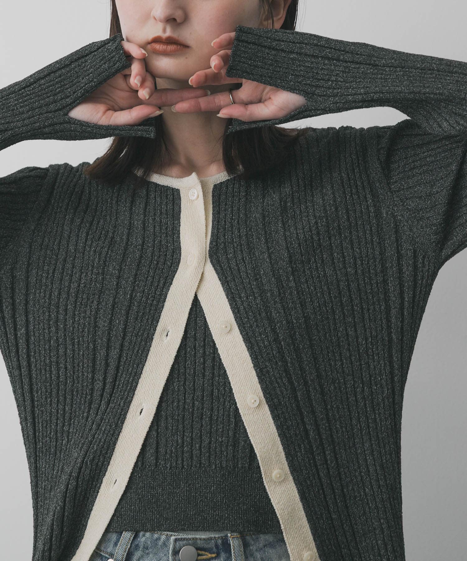 身長：169cm サイズ：one