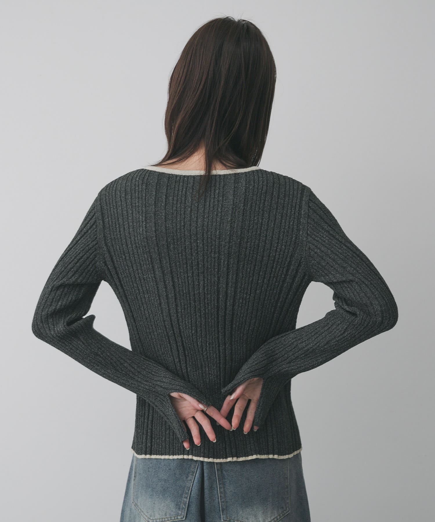 身長：169cm サイズ：one