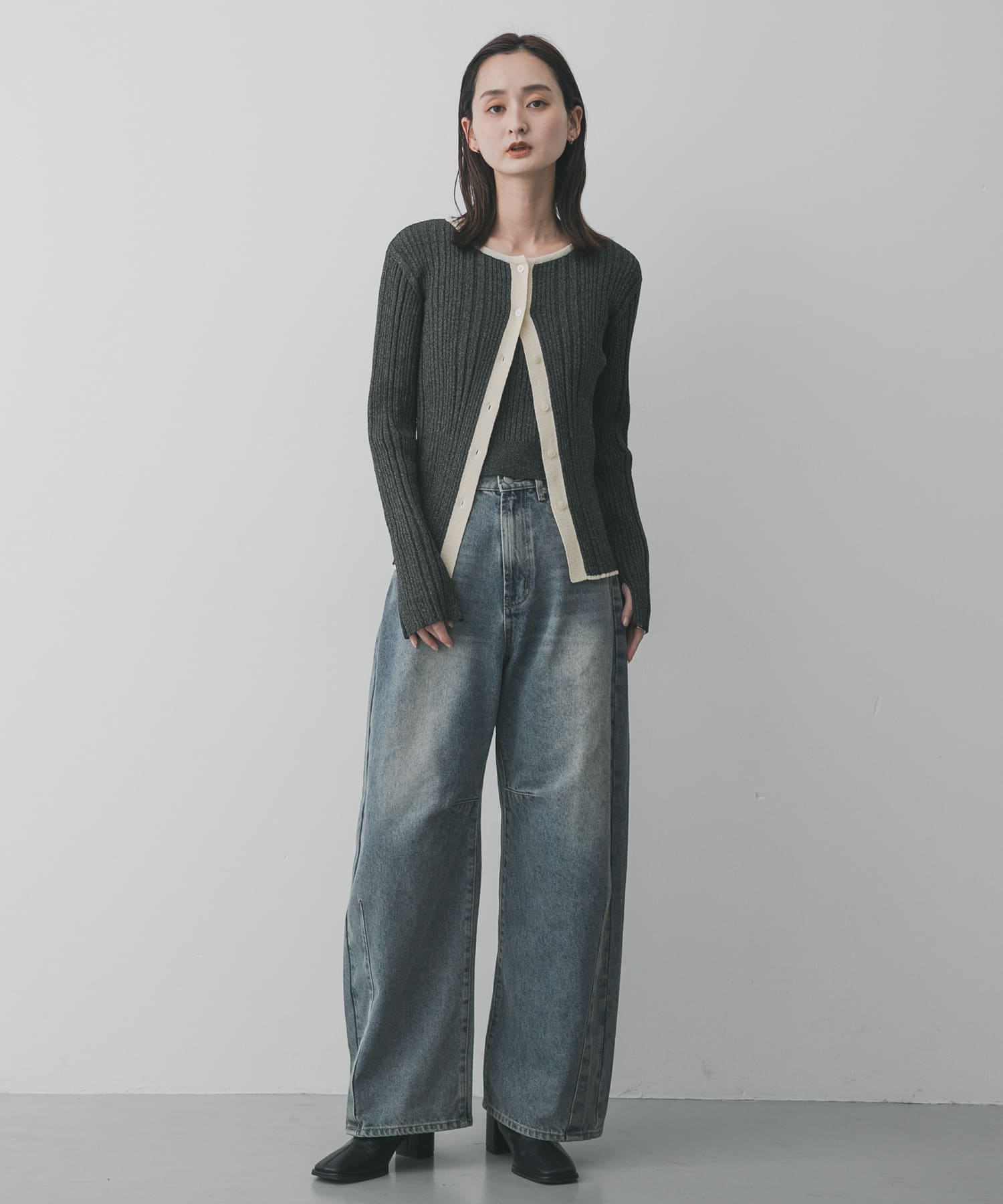 身長：169cm サイズ：one