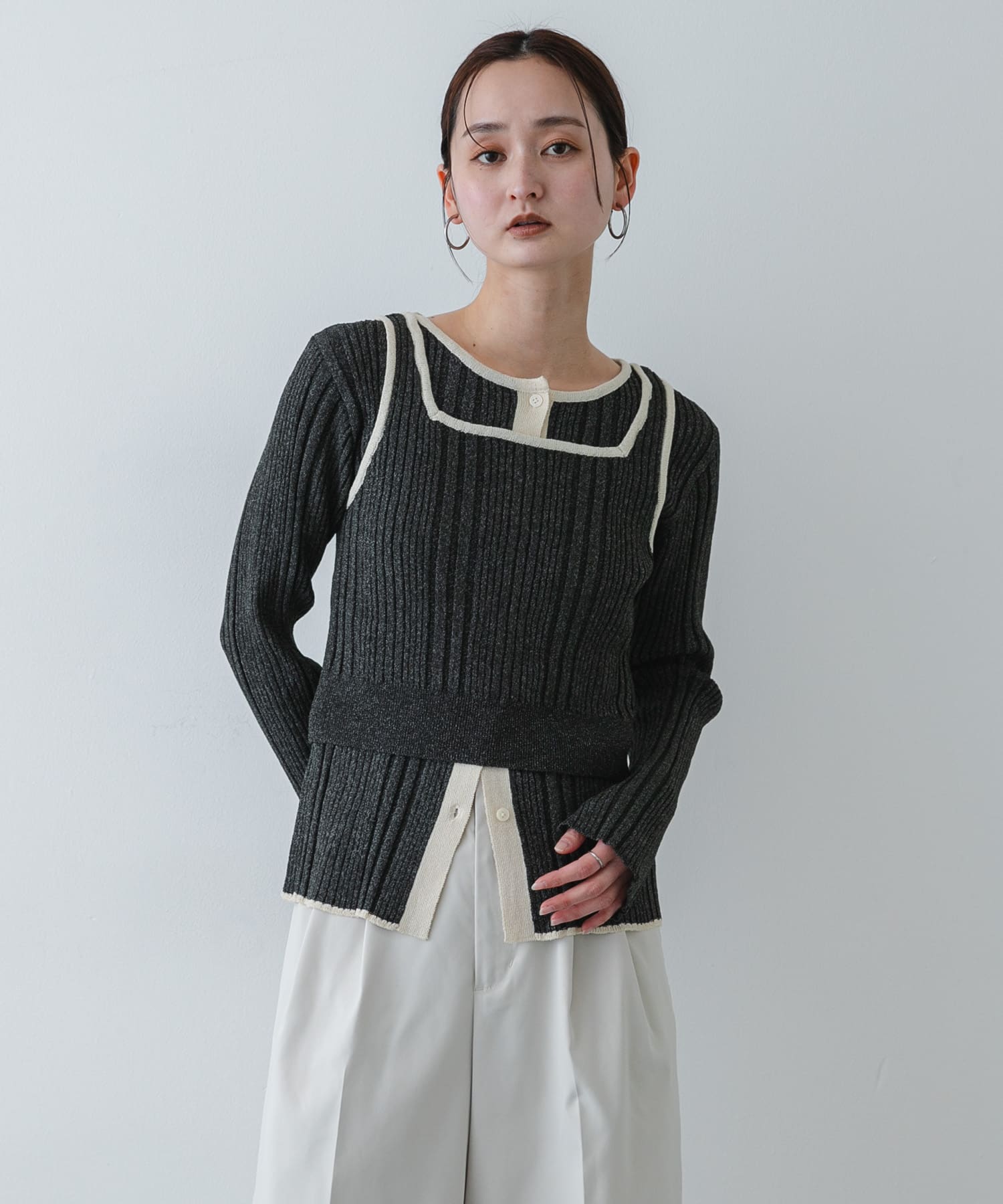 身長：169cm サイズ：one