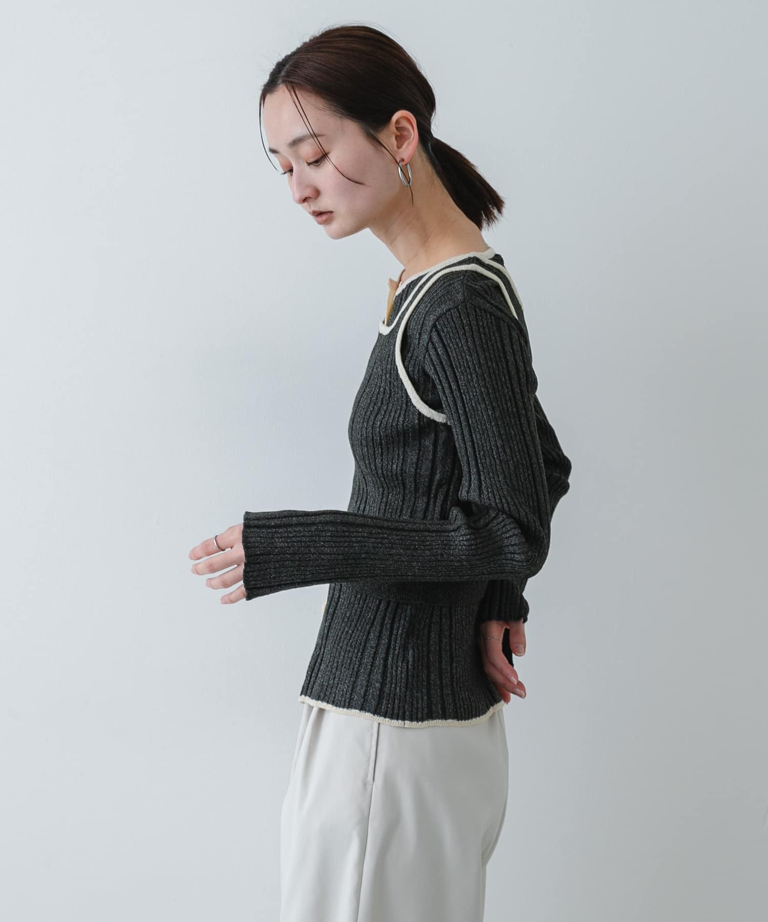 身長：169cm サイズ：one