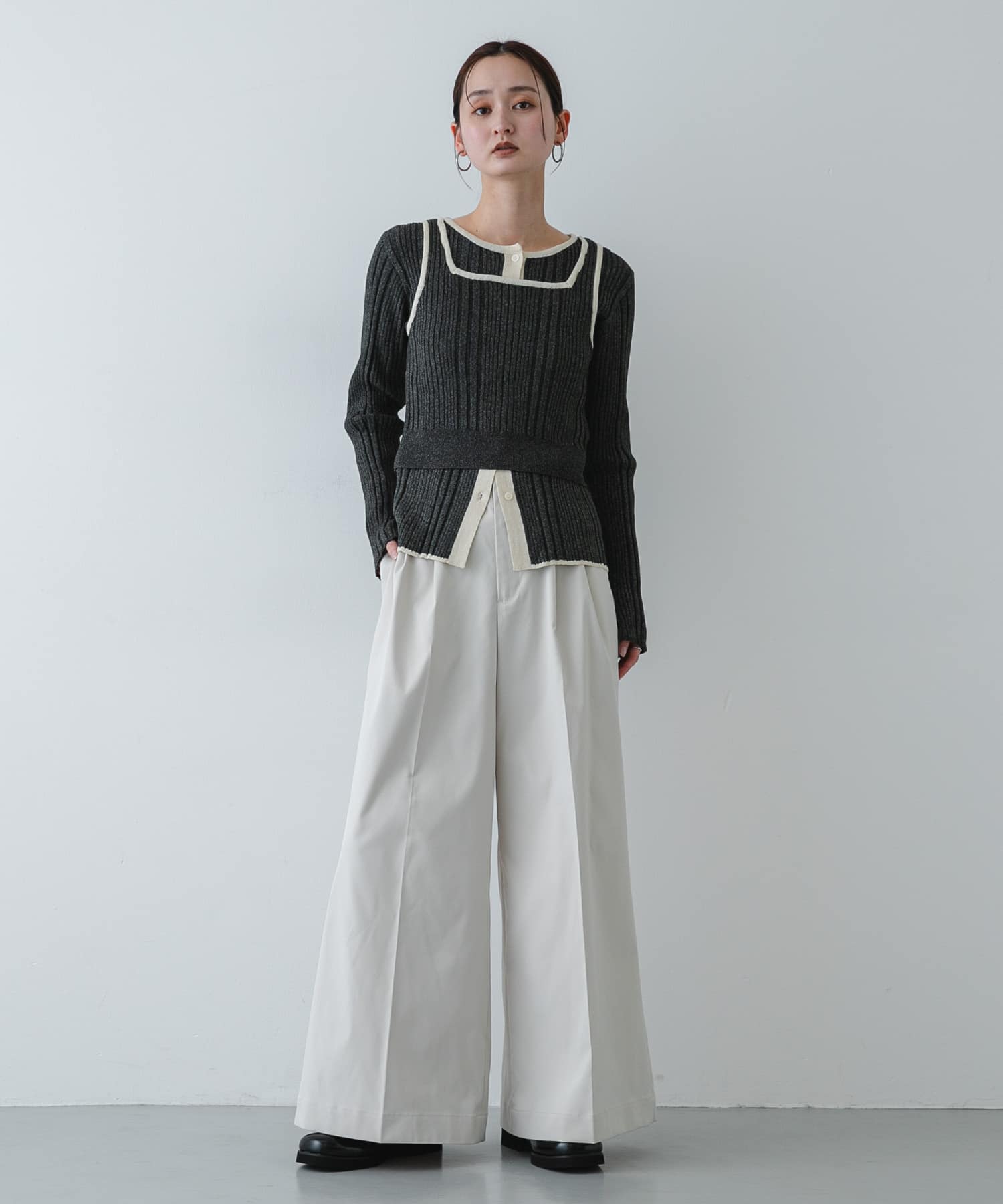 身長：169cm サイズ：one