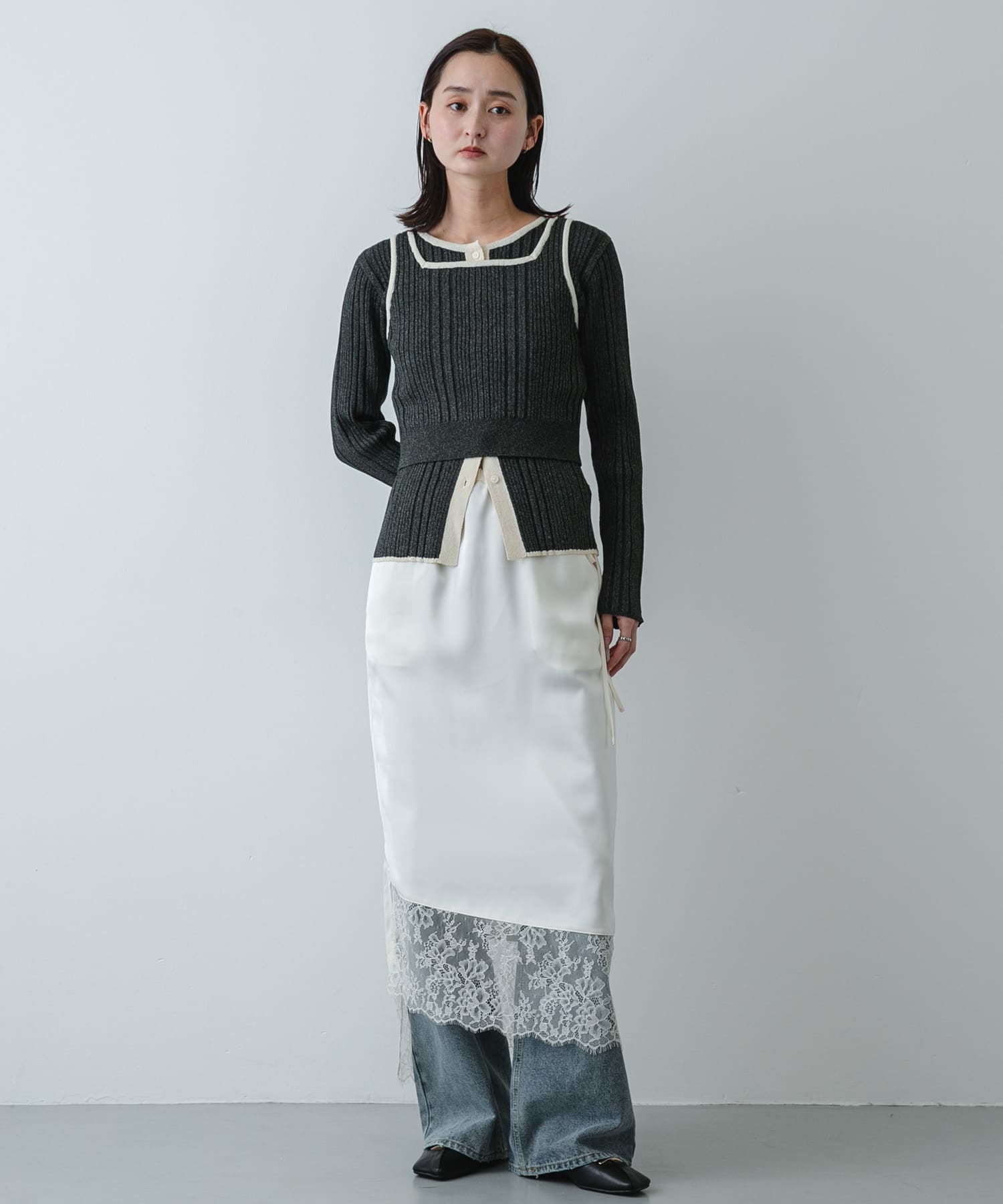 身長：169cm サイズ：one