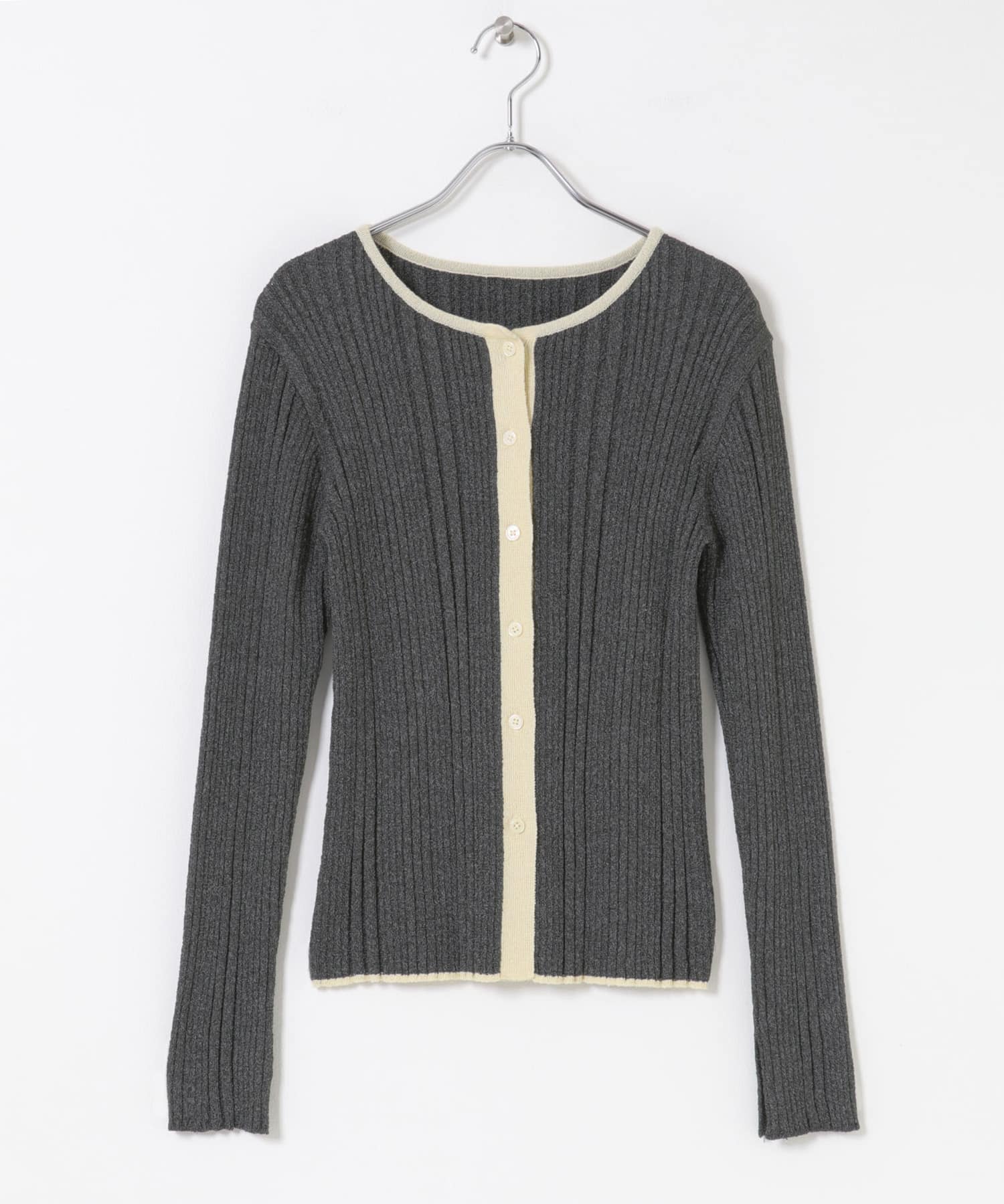 2WAYニットアンサンブル CHARCOAL One