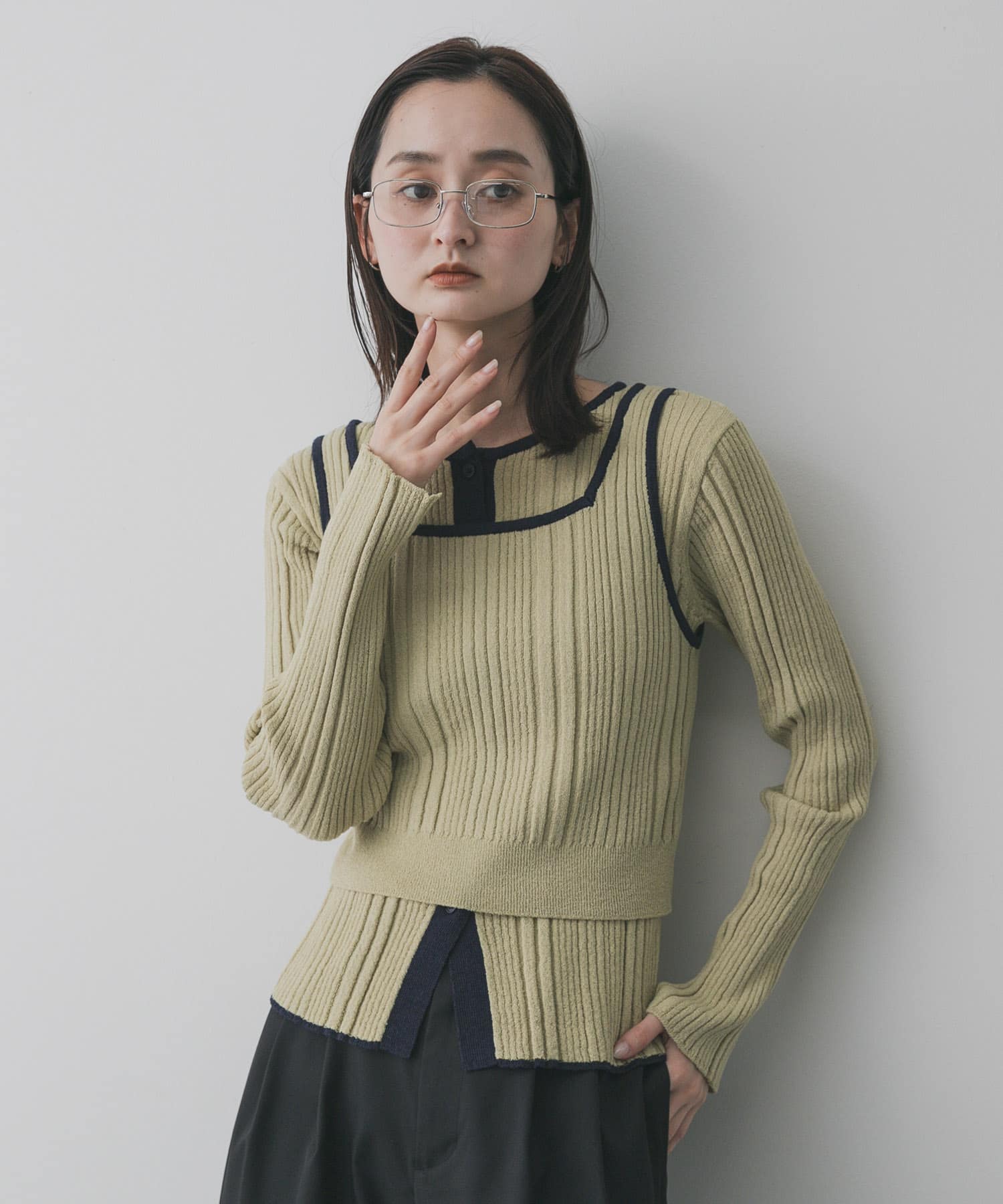 身長：169cm サイズ：one