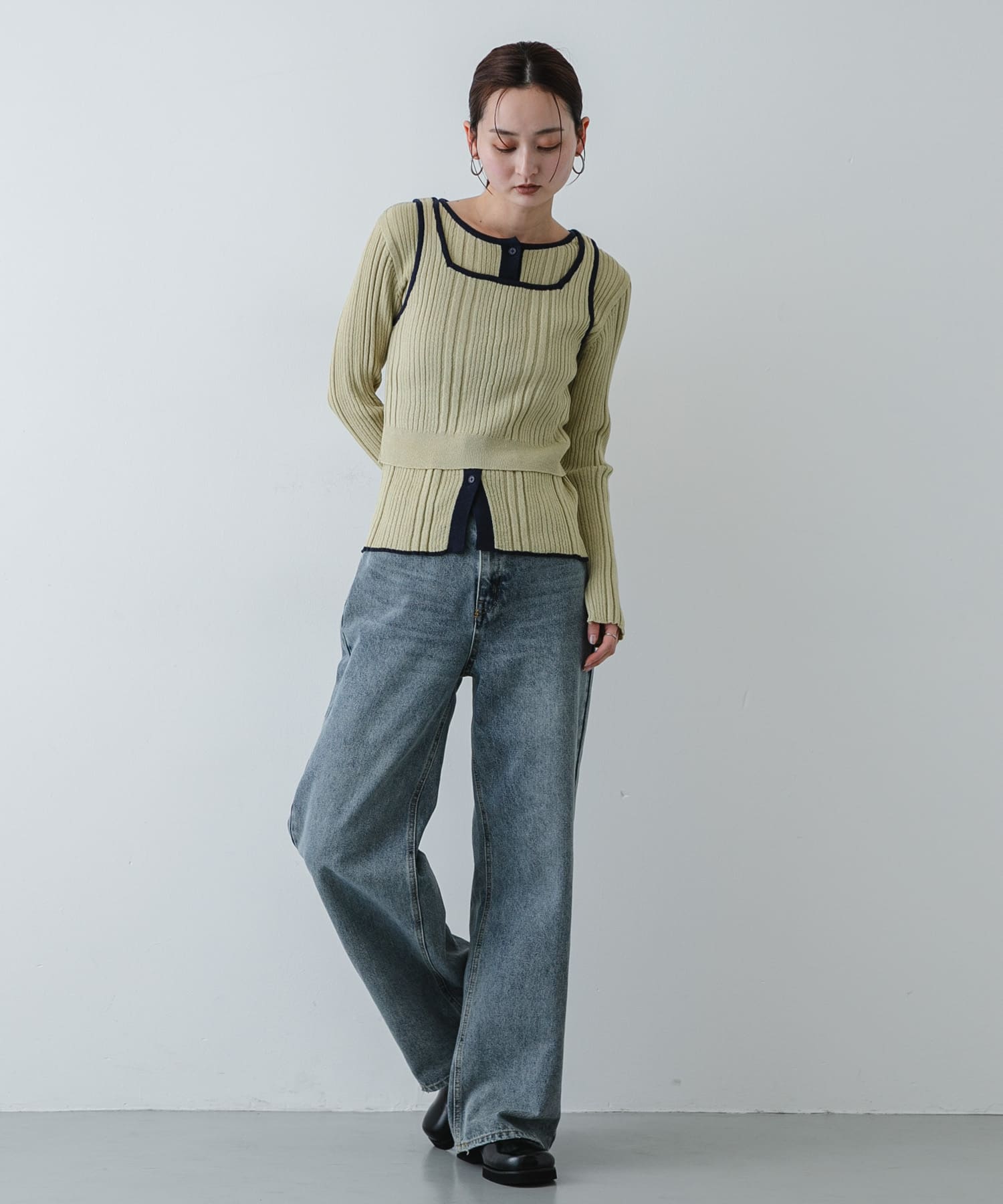 身長：169cm サイズ：one