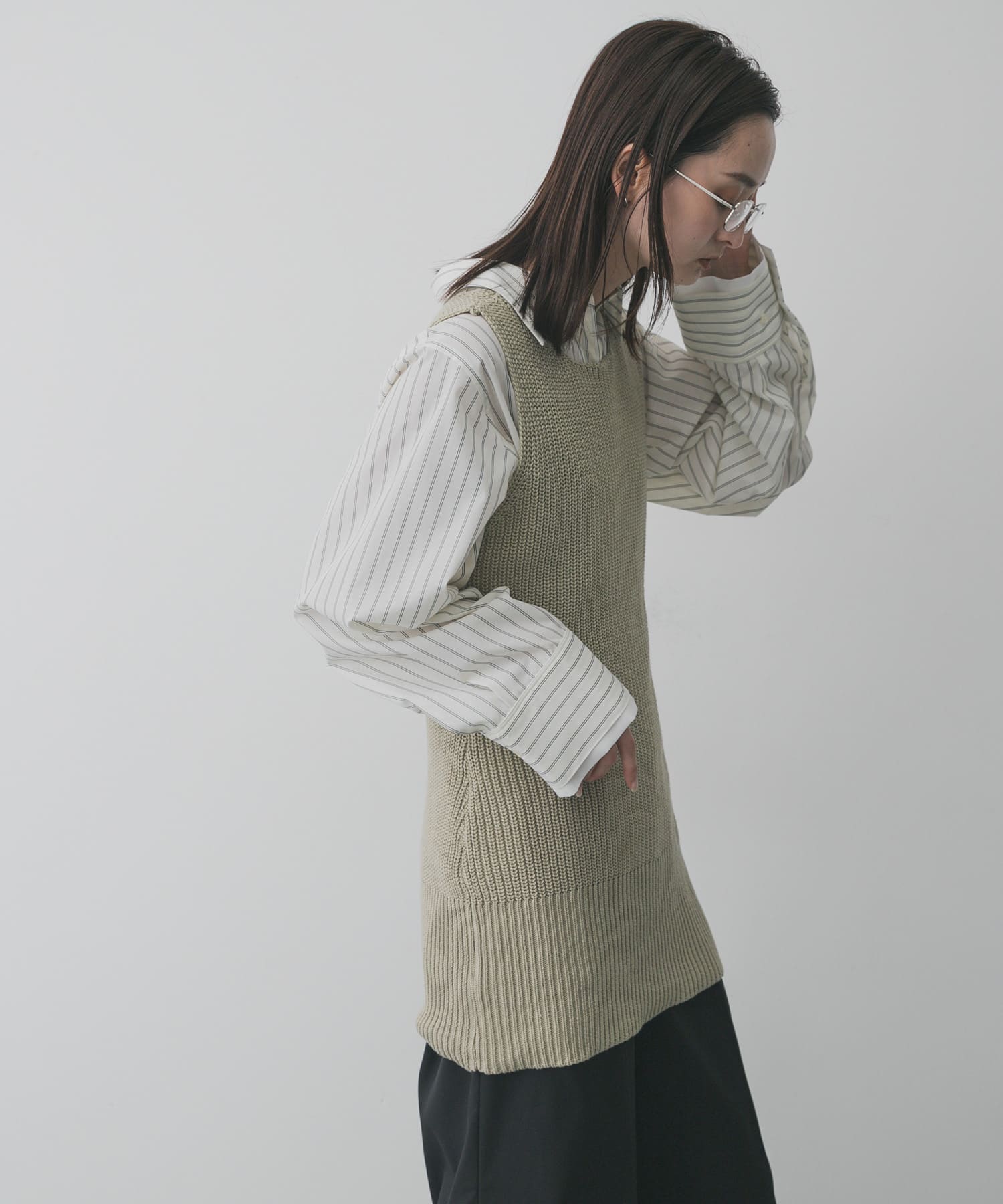 身長：169cm サイズ：one