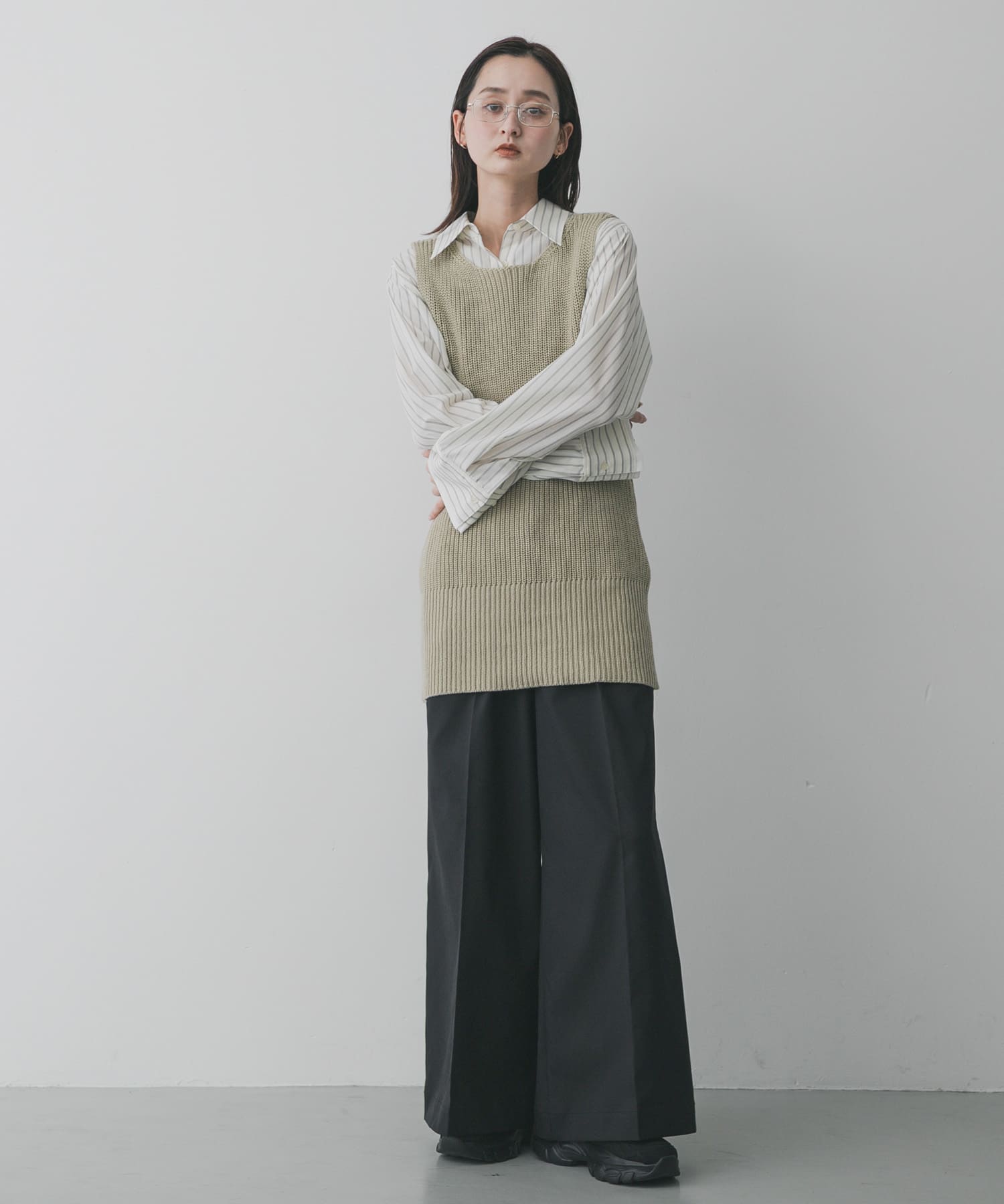 身長：169cm サイズ：one