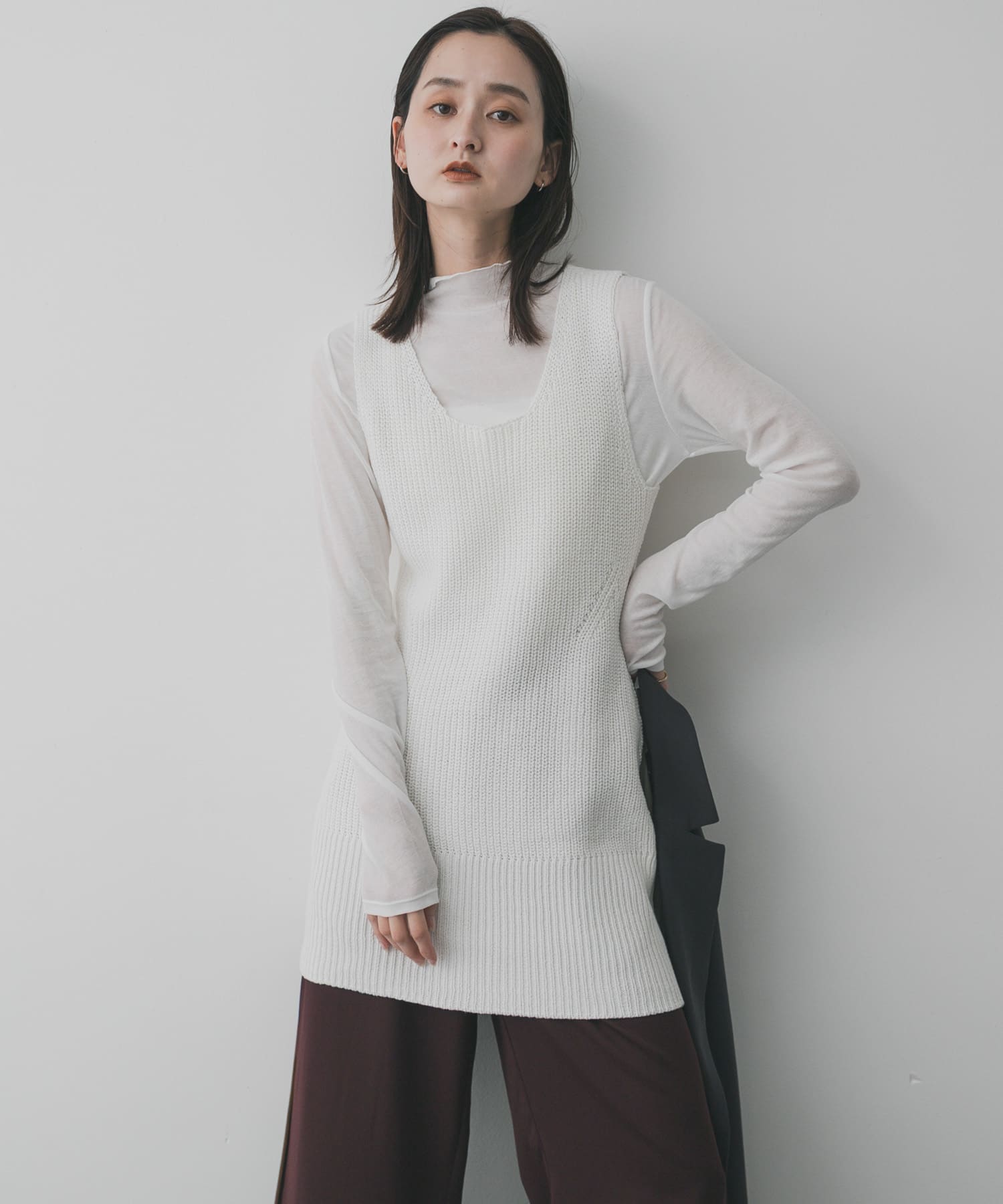 身長：169cm サイズ：one