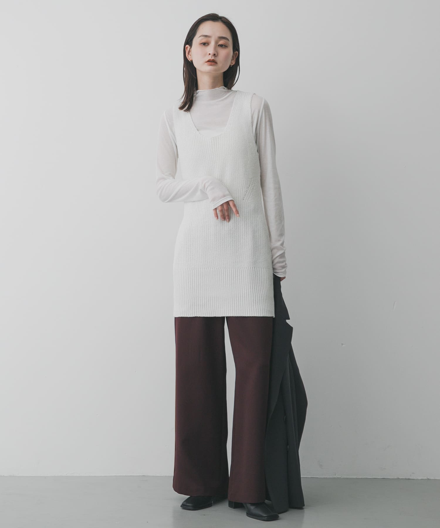 身長：169cm サイズ：one