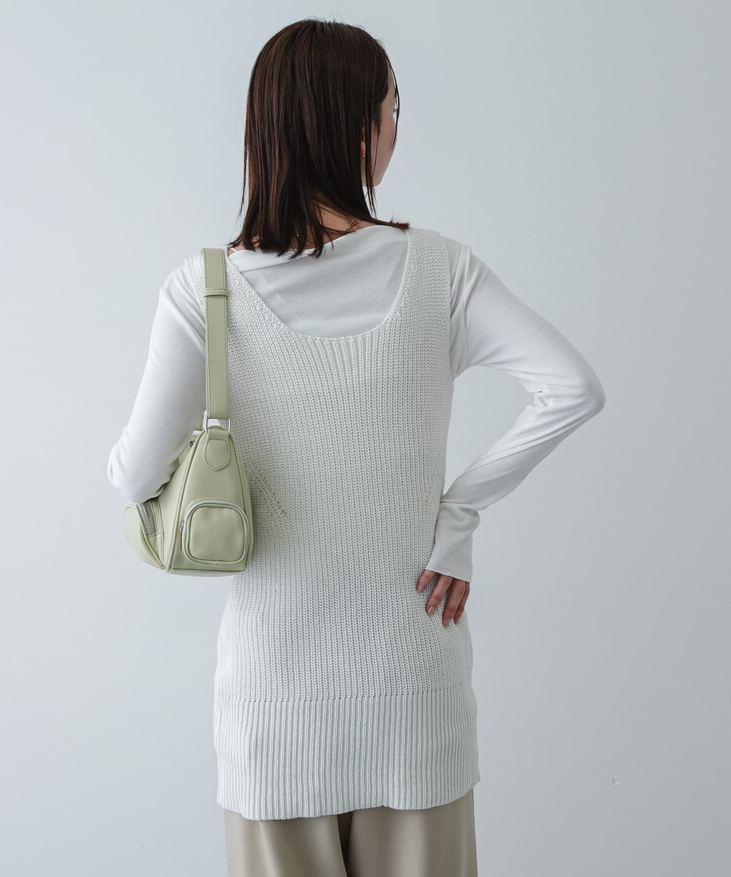 身長：169cm サイズ：one