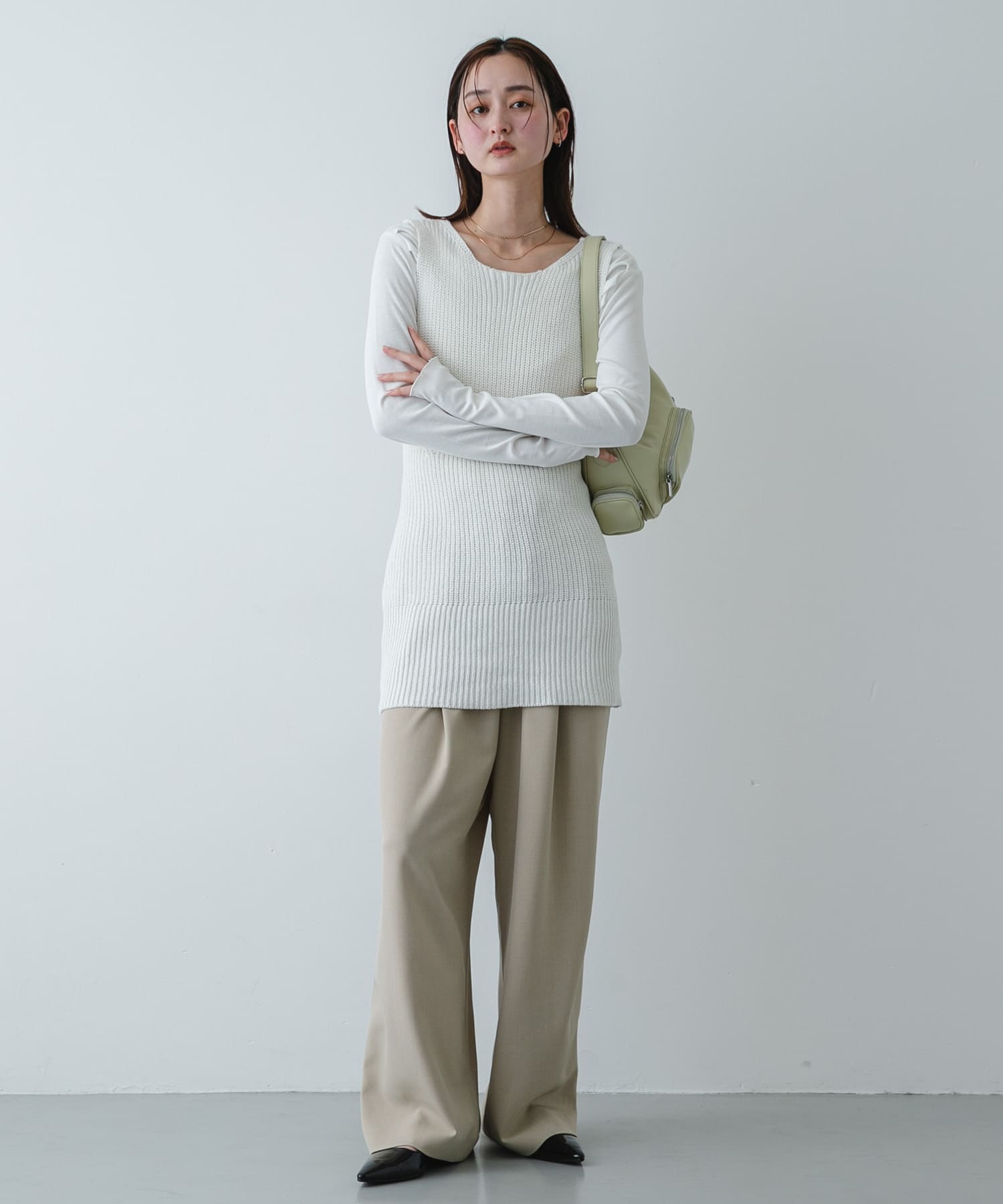 身長：169cm サイズ：one