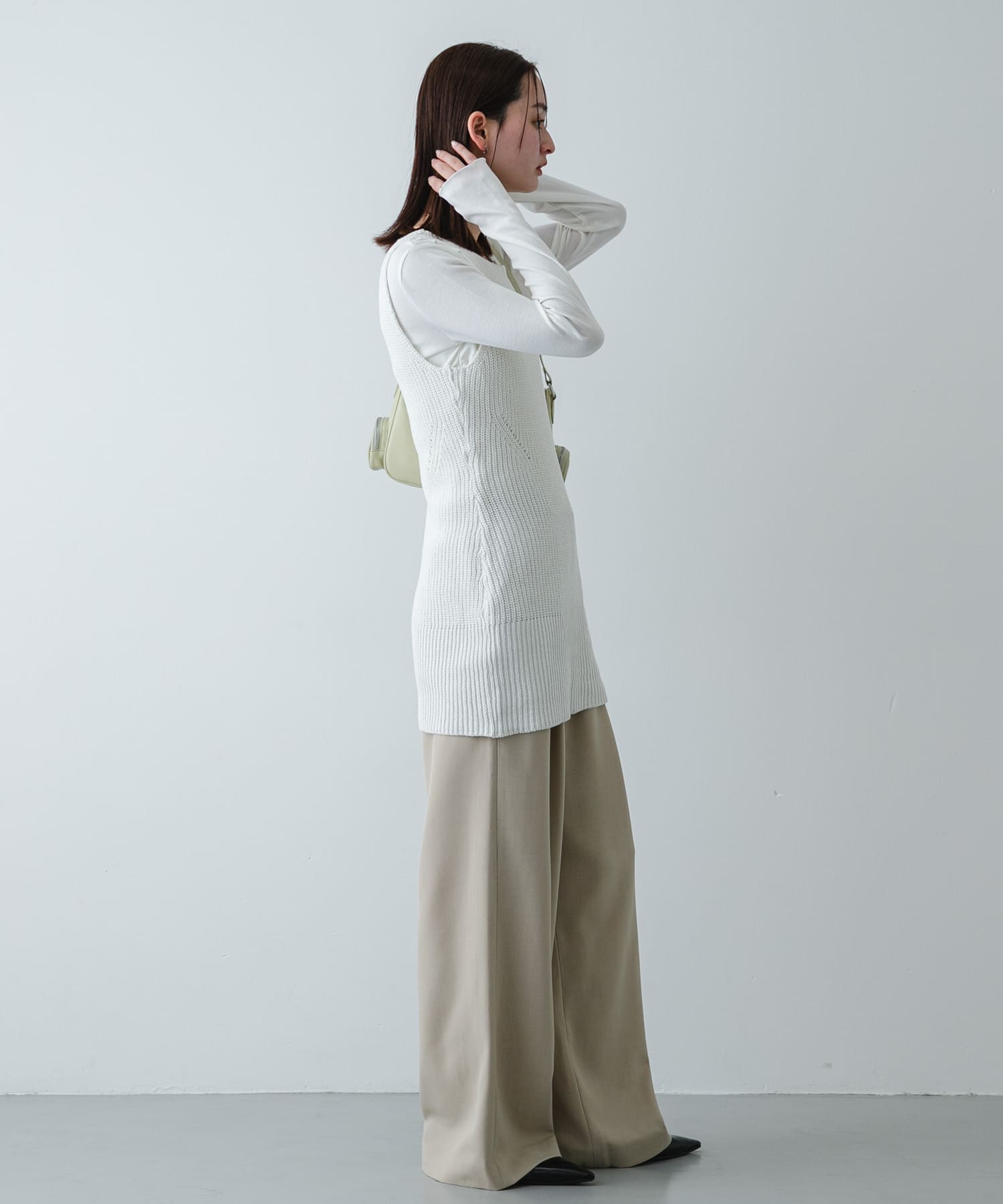 身長：169cm サイズ：one