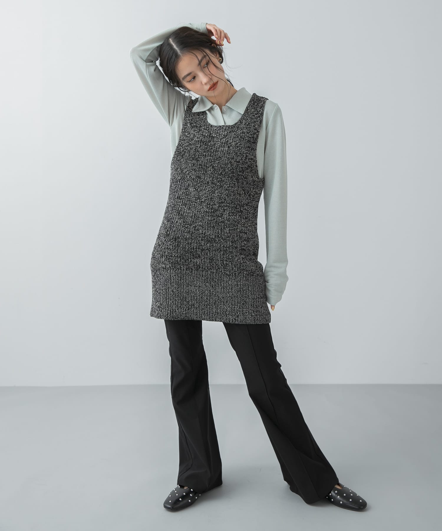 身長：160cm サイズ：one