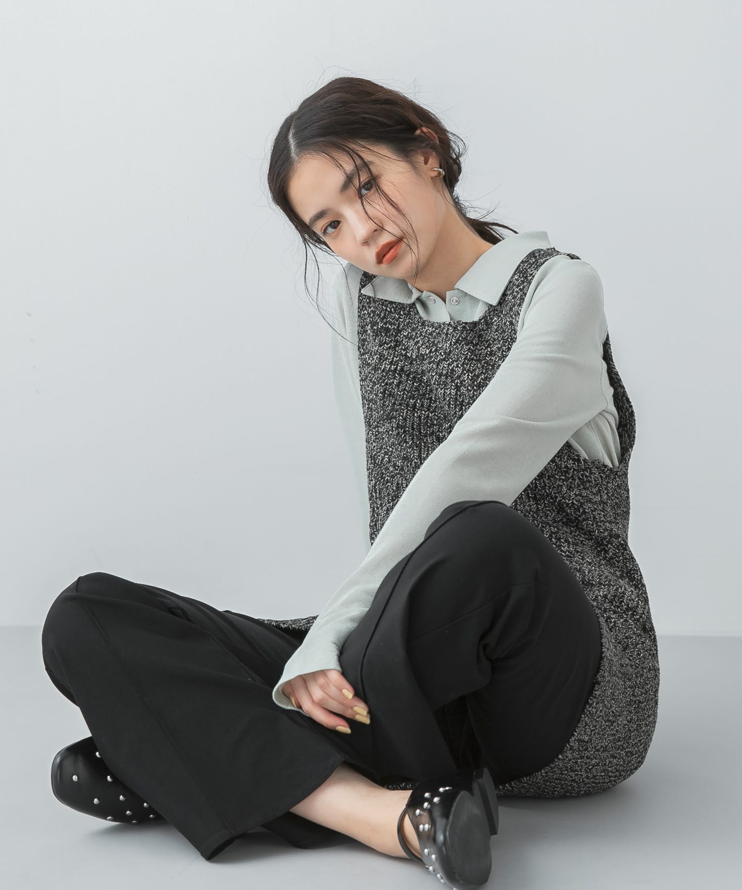 身長：160cm サイズ：one