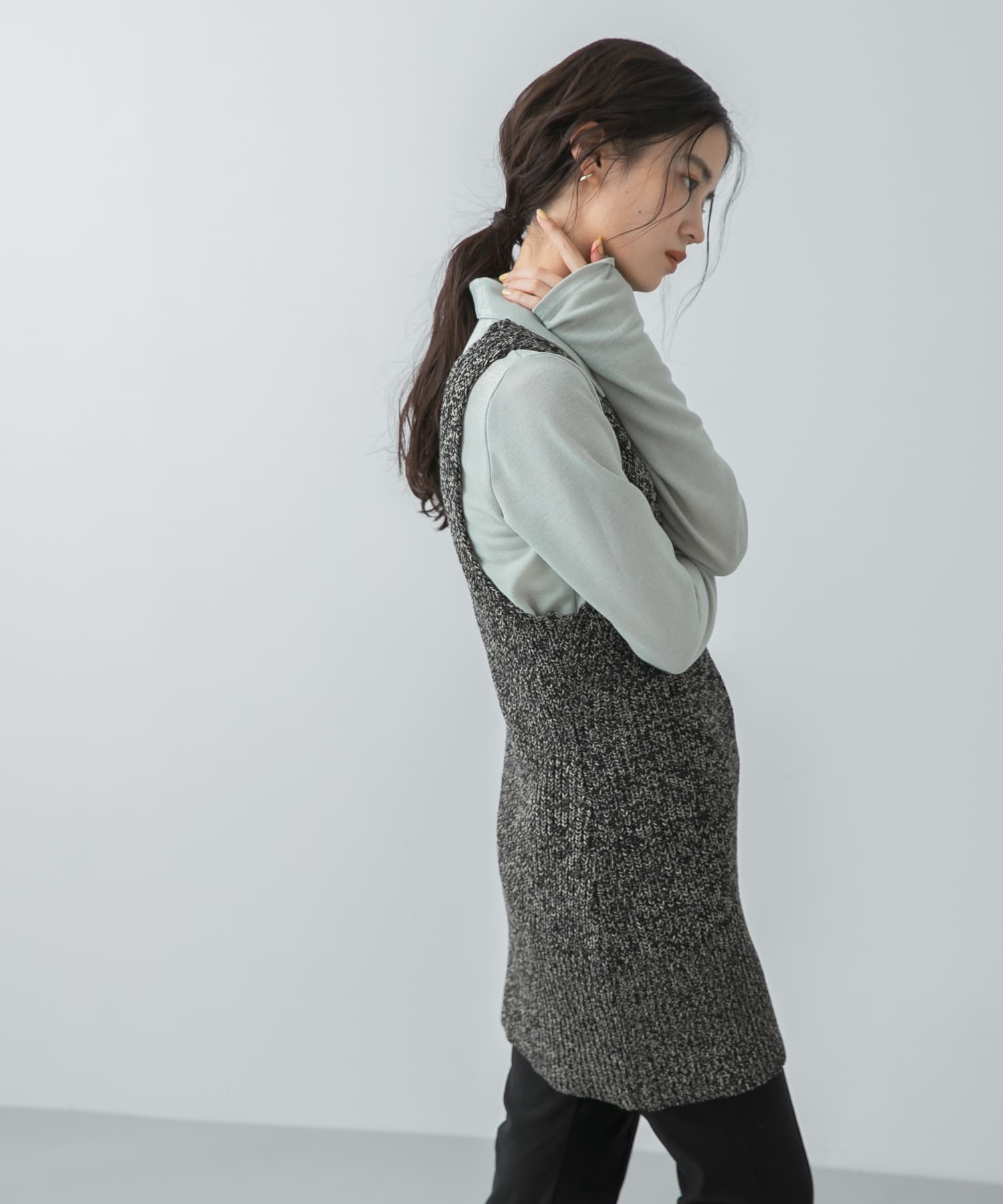 身長：160cm サイズ：one