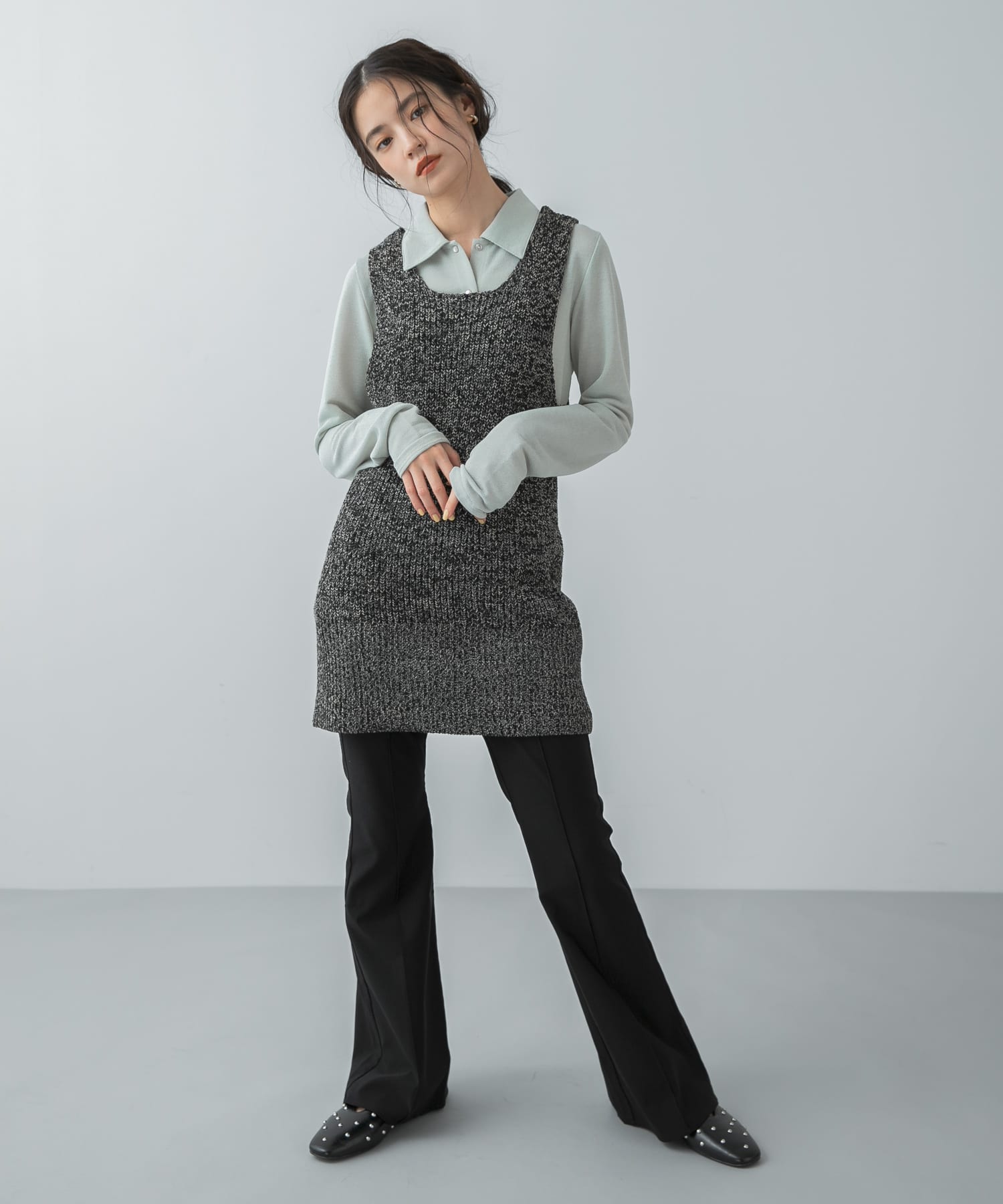 身長：160cm サイズ：one