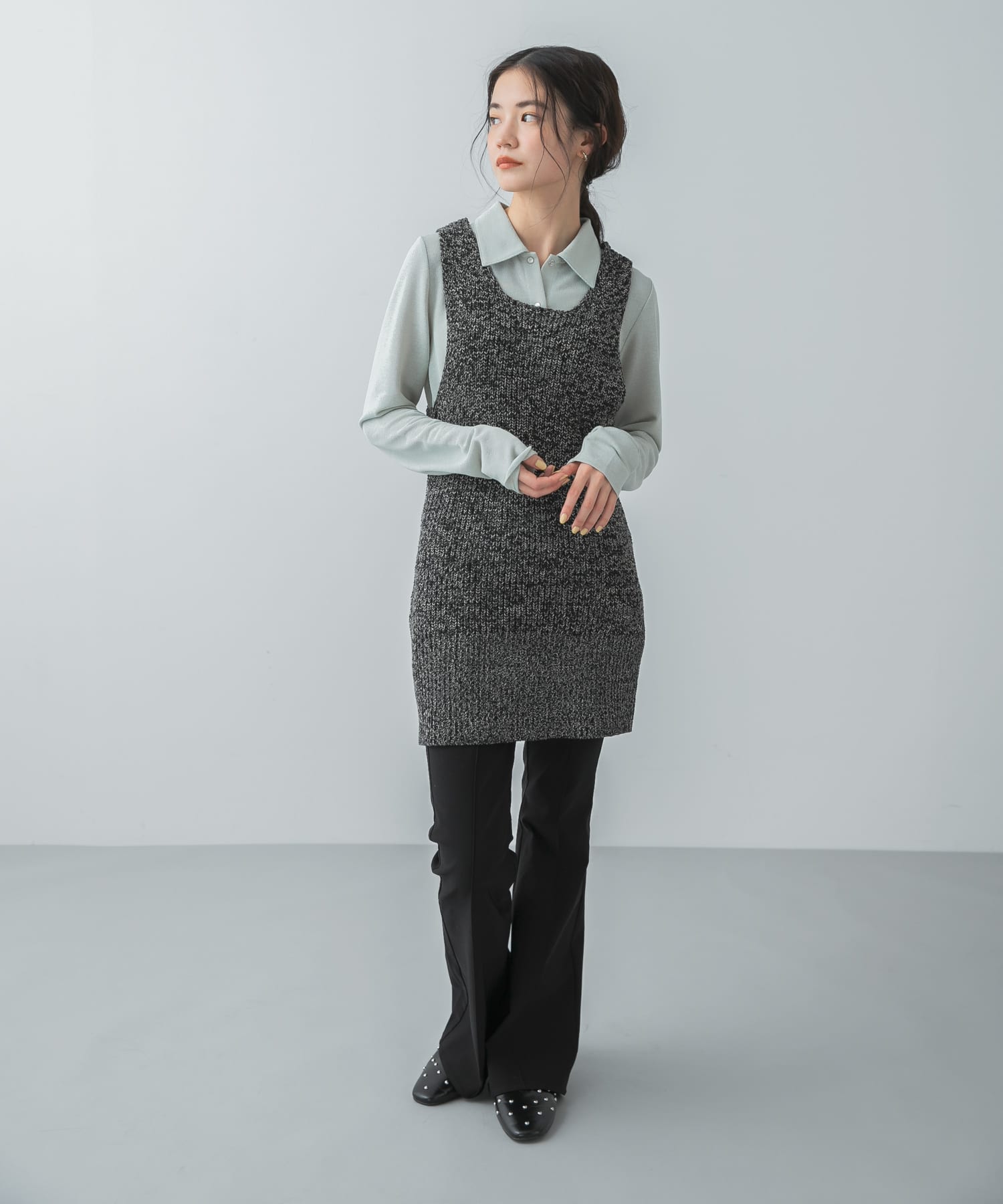 身長：160cm サイズ：one