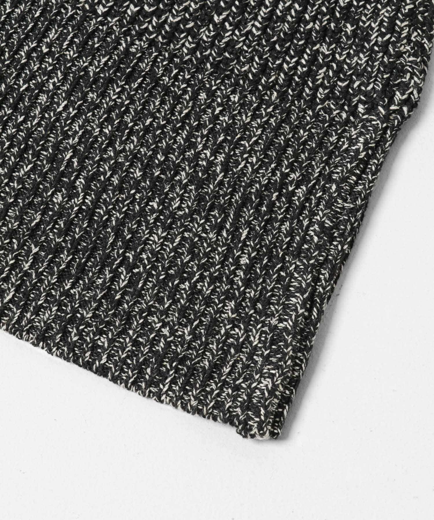 『洗濯可』ミドルゲージチュニックベスト BLACK One