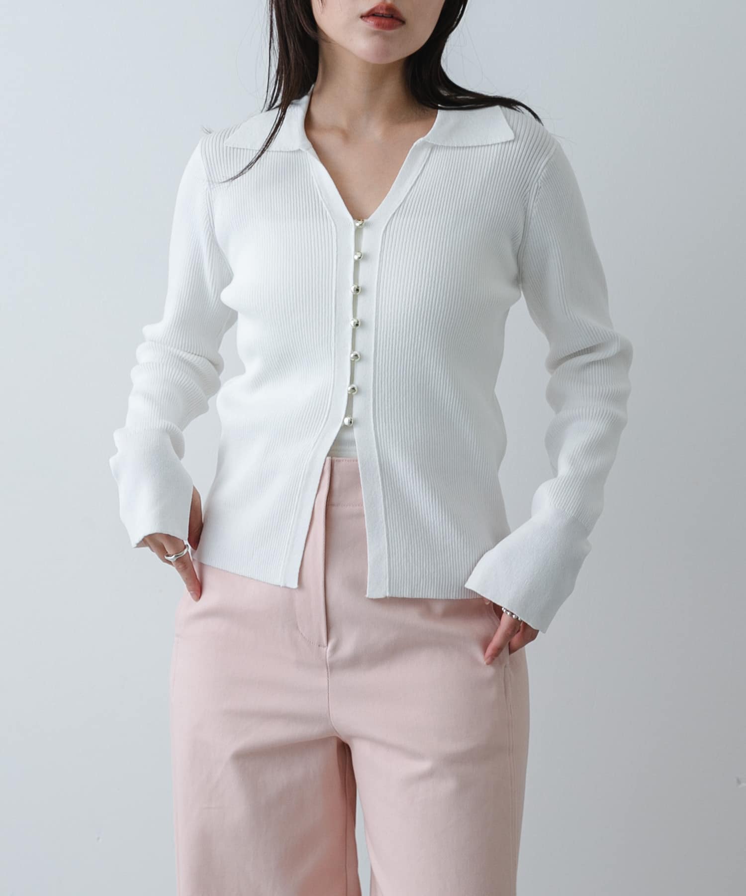 身長：158cm サイズ：one