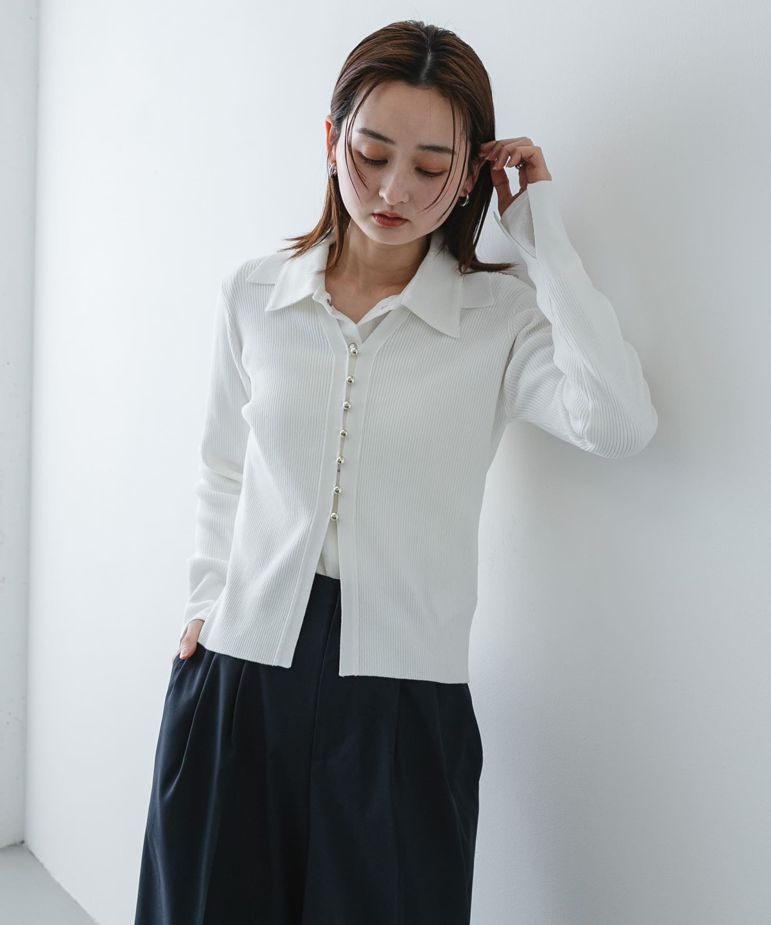 身長：169cm サイズ：one
