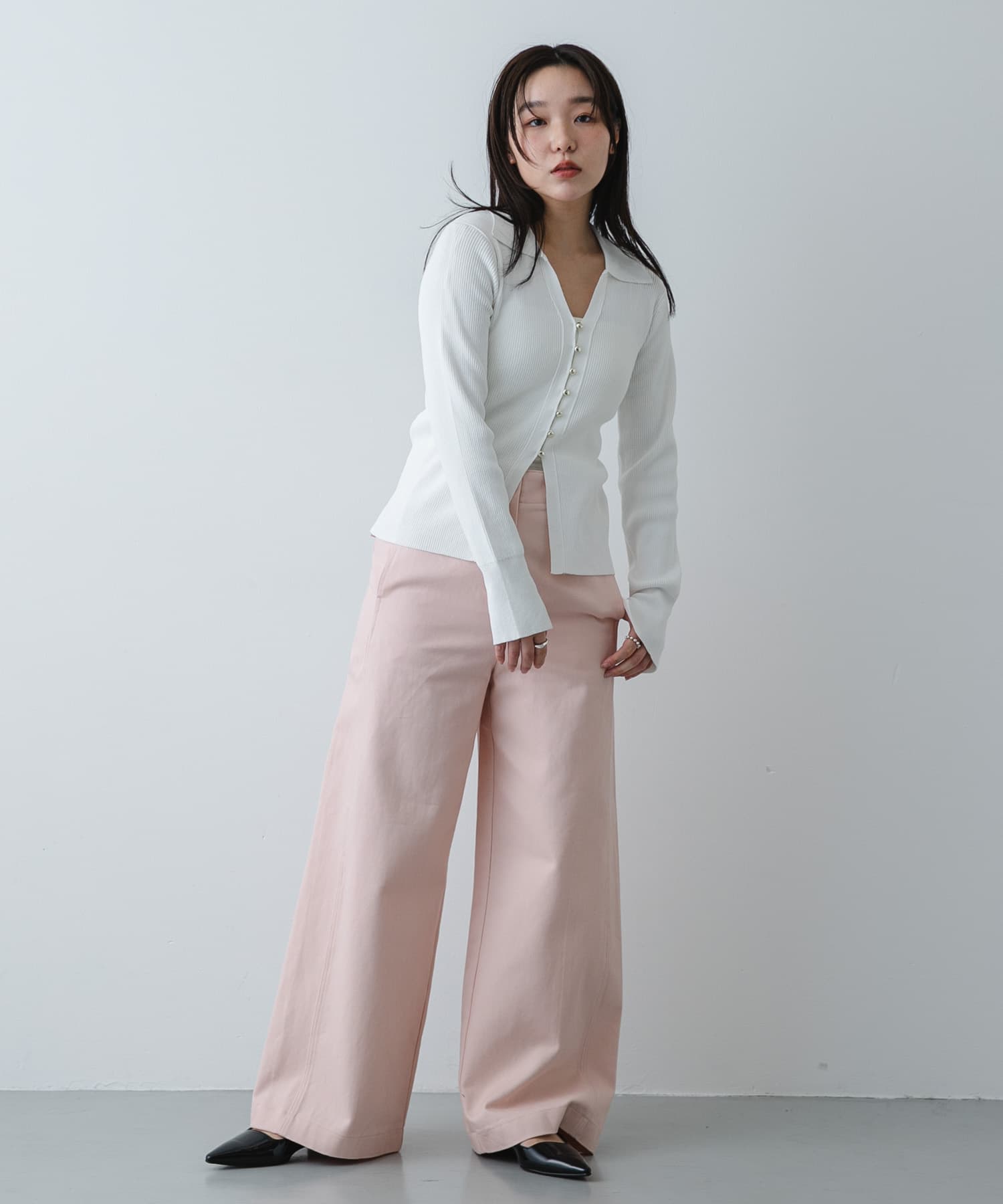 身長：158cm サイズ：one