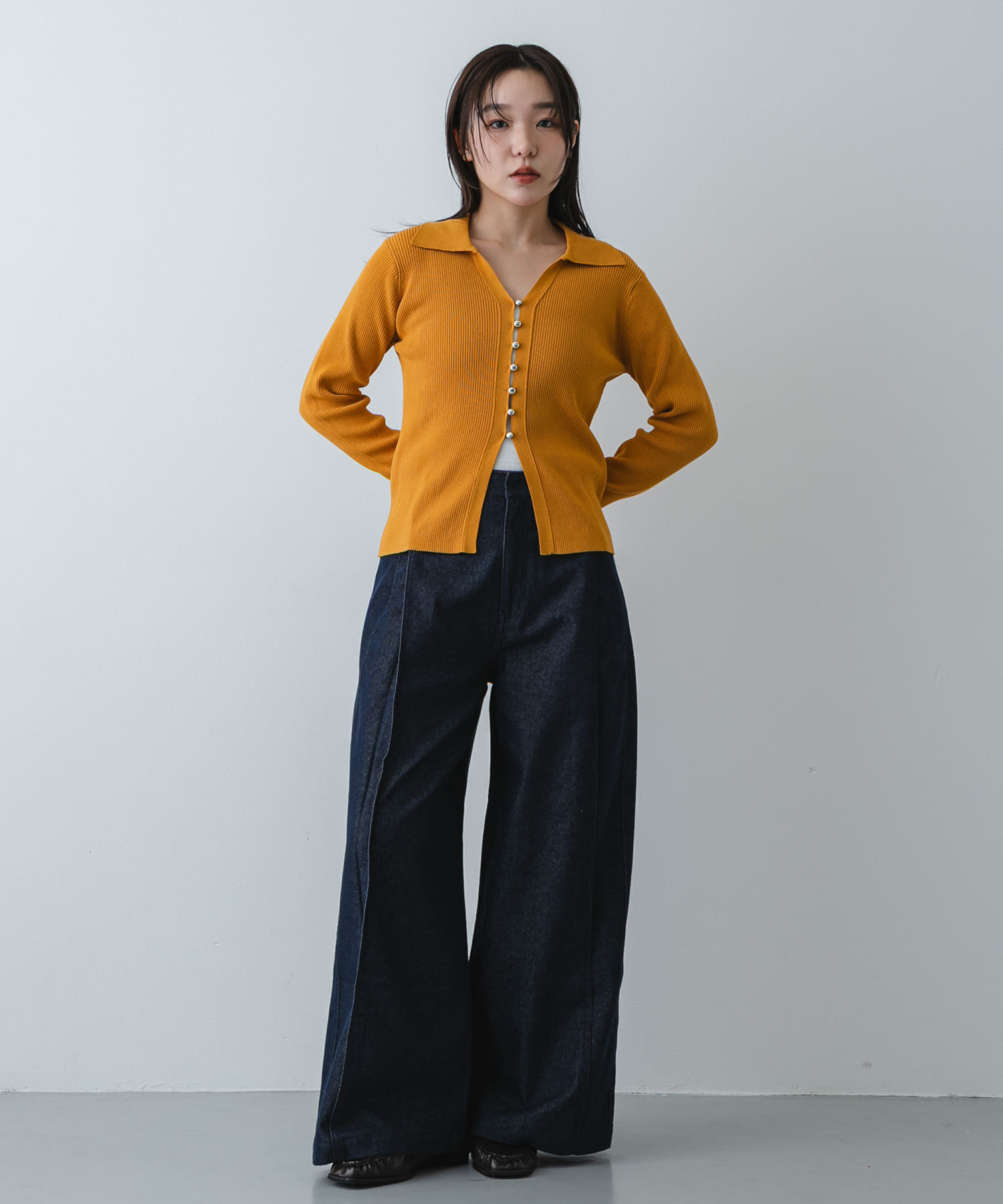 身長：158cm サイズ：one