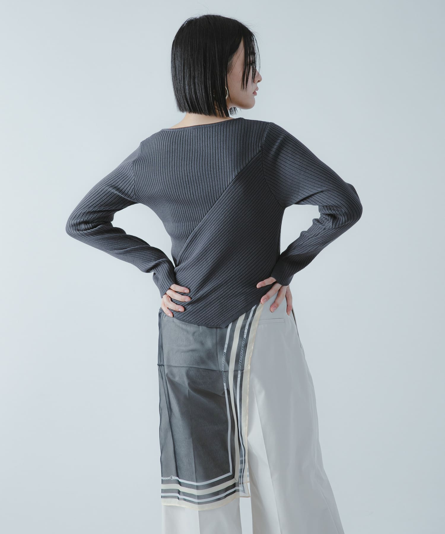 身長：163cm サイズ：one