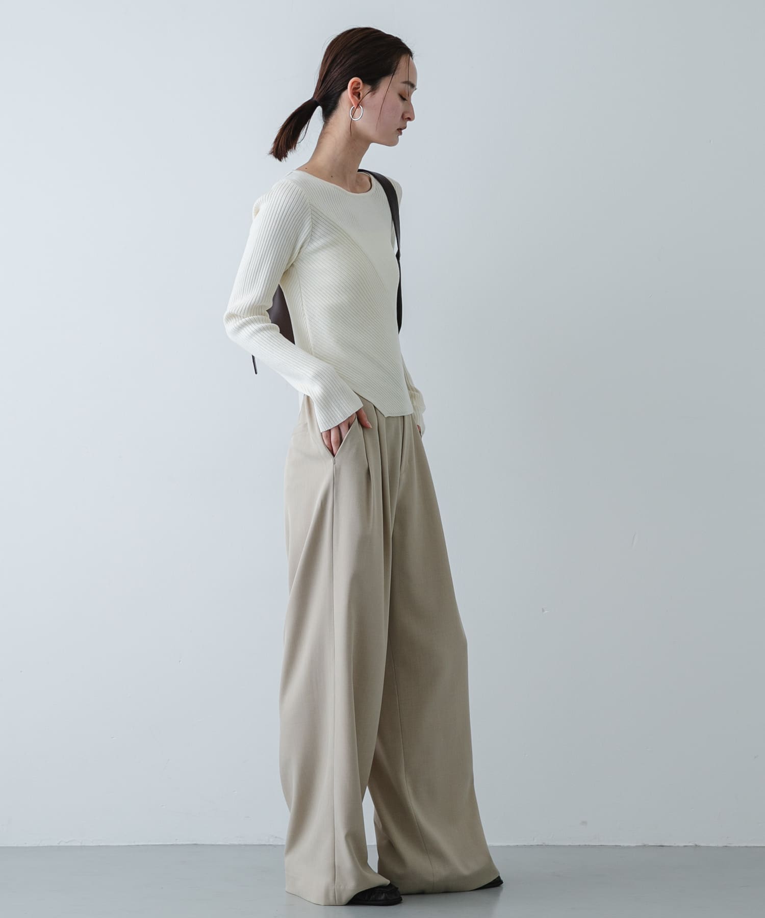 身長：169cm サイズ：one