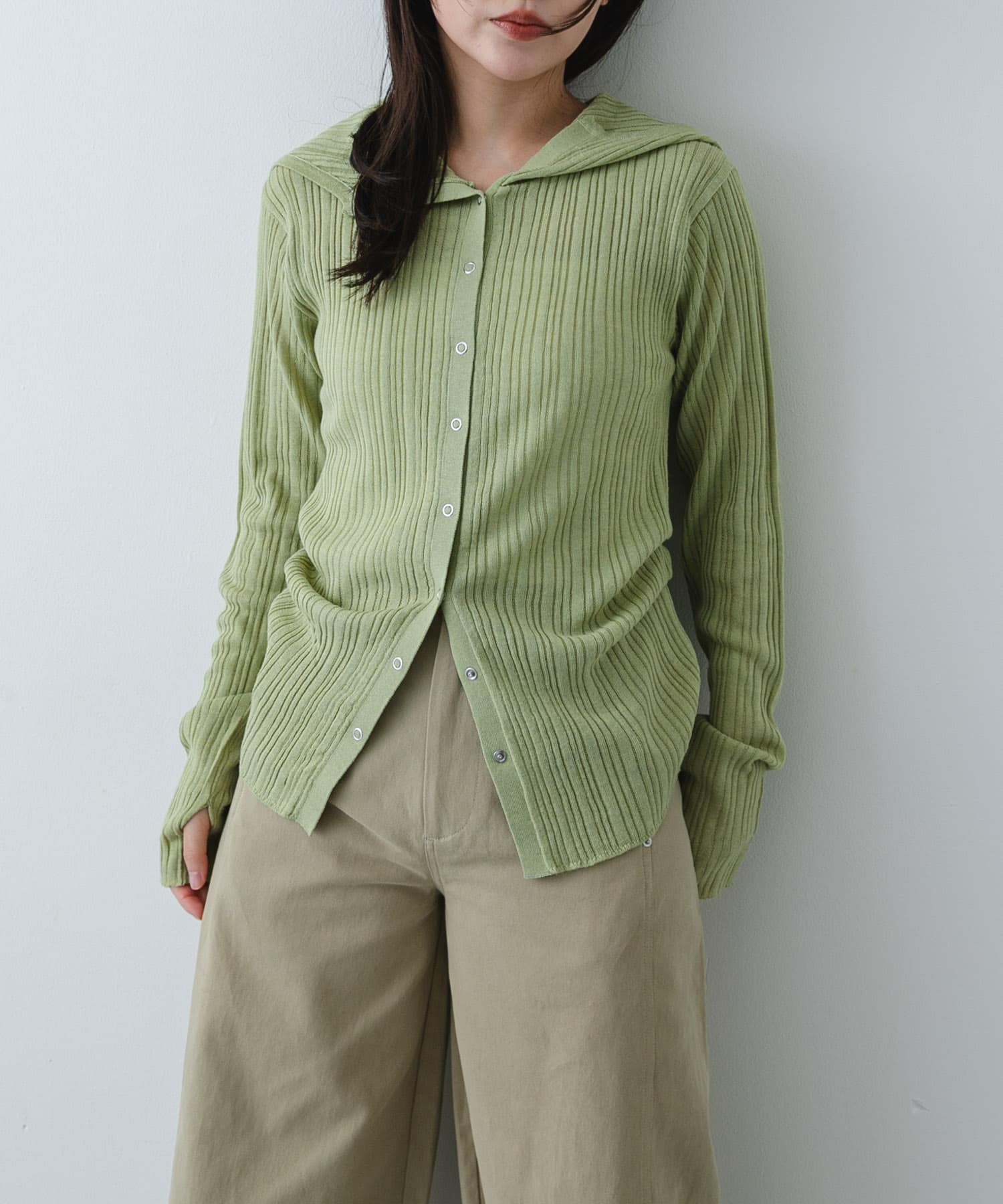 身長：158cm サイズ：one