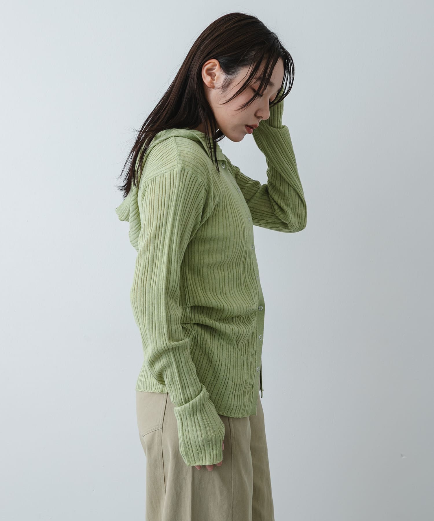 身長：158cm サイズ：one