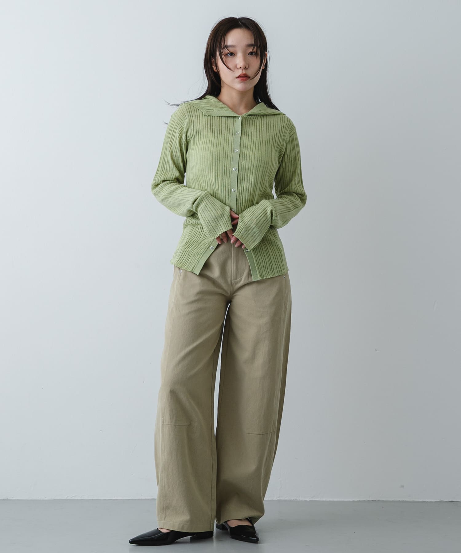 身長：158cm サイズ：one