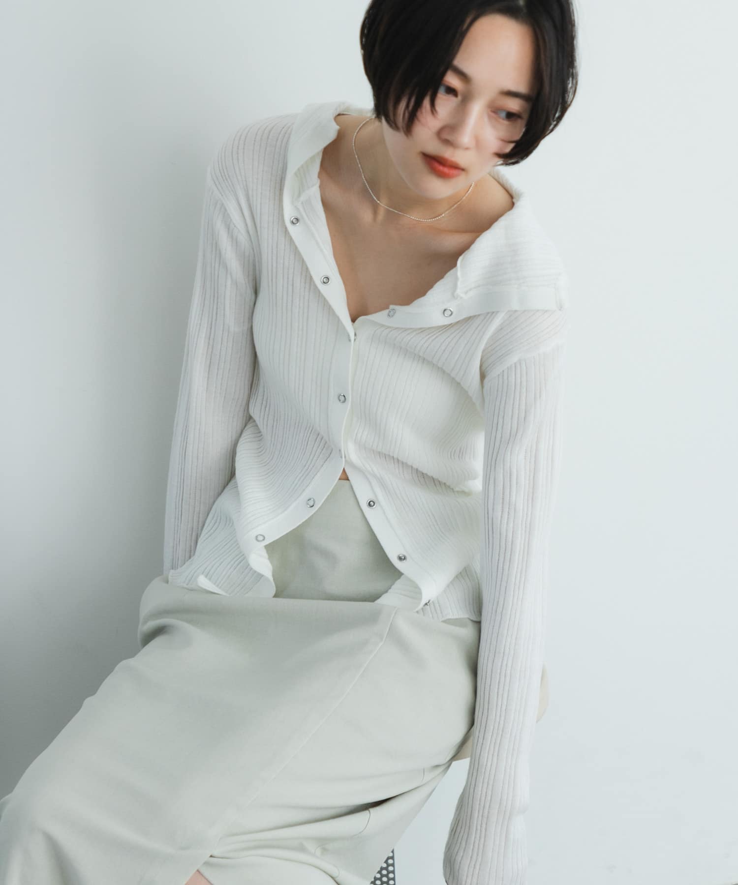 身長：166cm サイズ：one