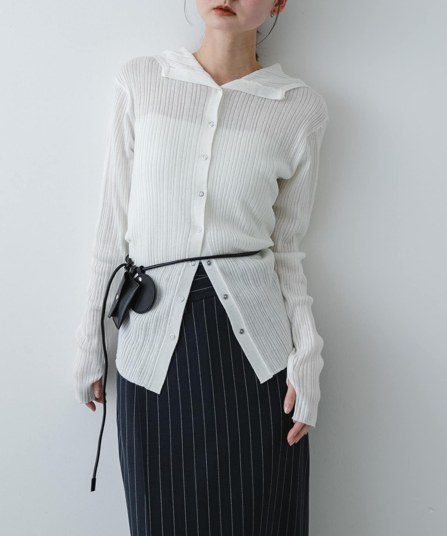 身長：169cm サイズ：one