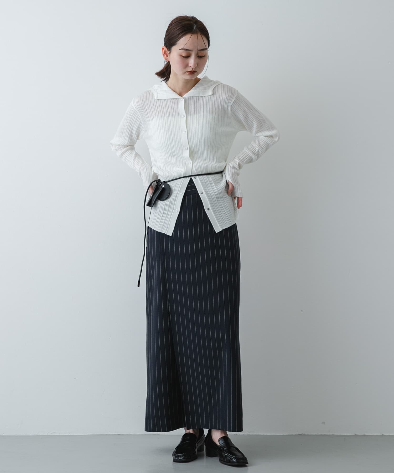 身長：169cm サイズ：one