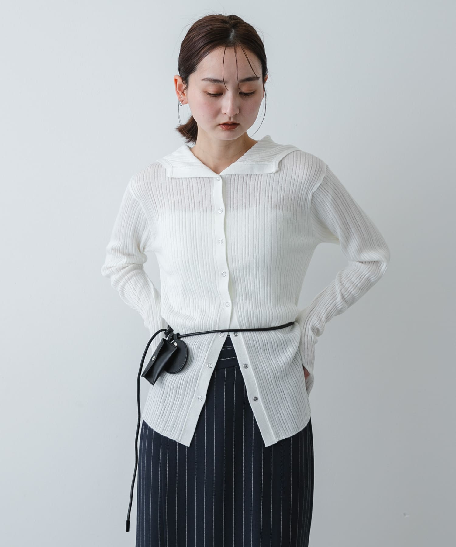 身長：169cm サイズ：one