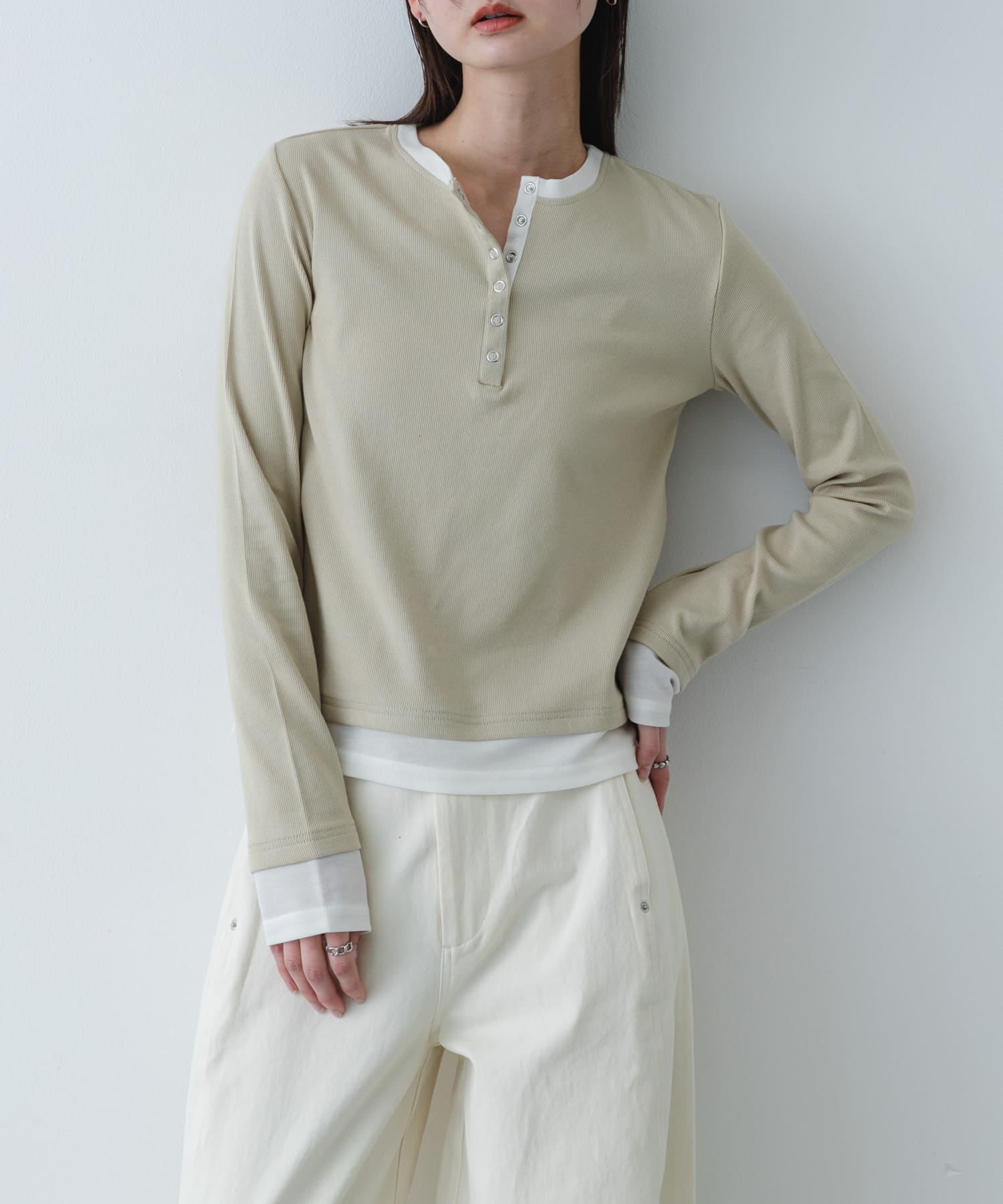 身長：169cm サイズ：one