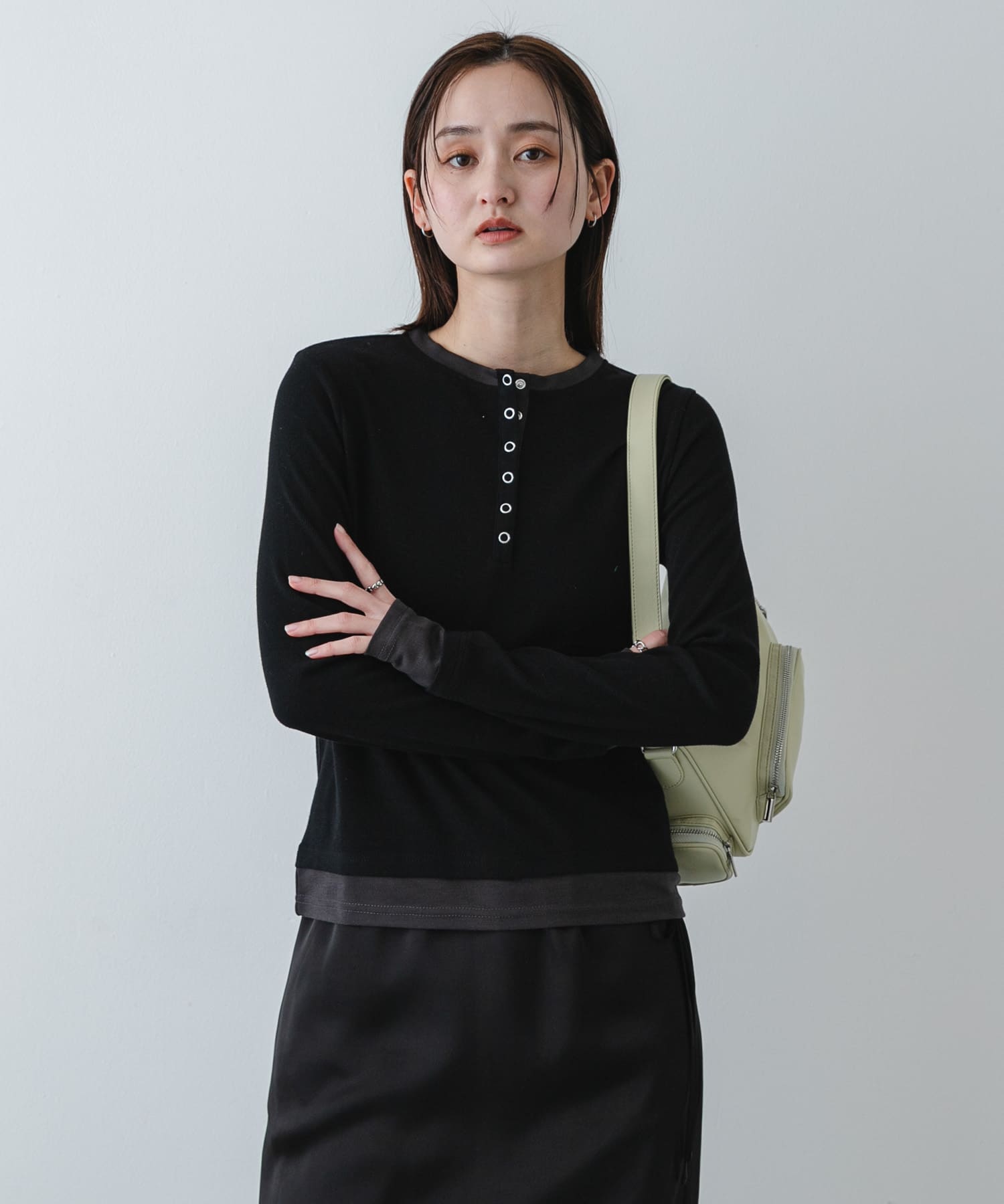 身長：169cm サイズ：one