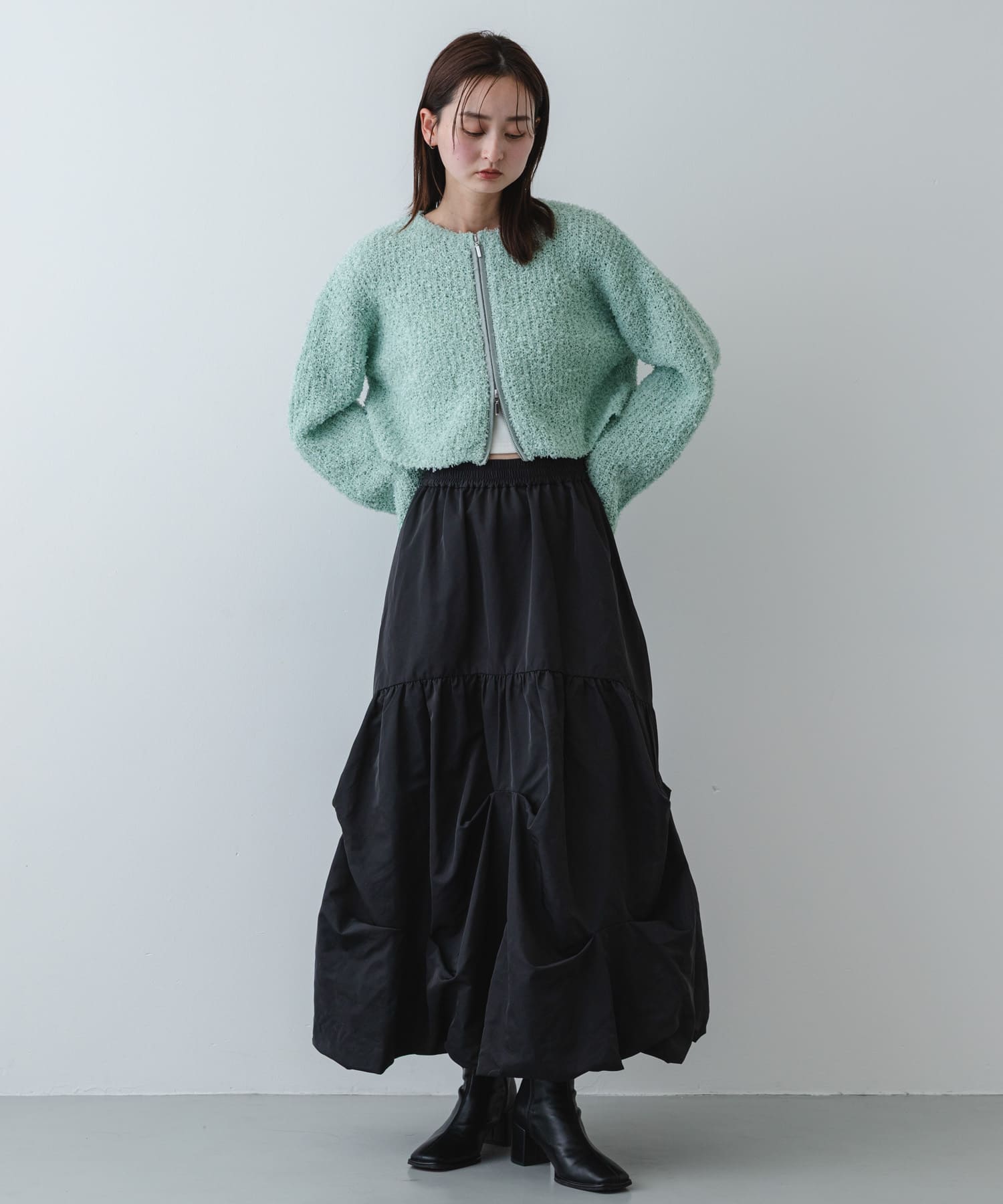 身長：169cm サイズ：one