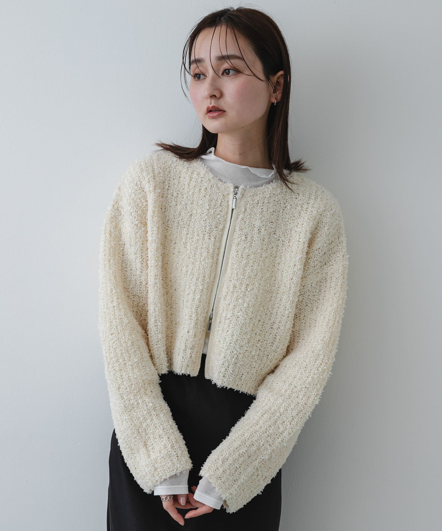 身長：169cm サイズ：one