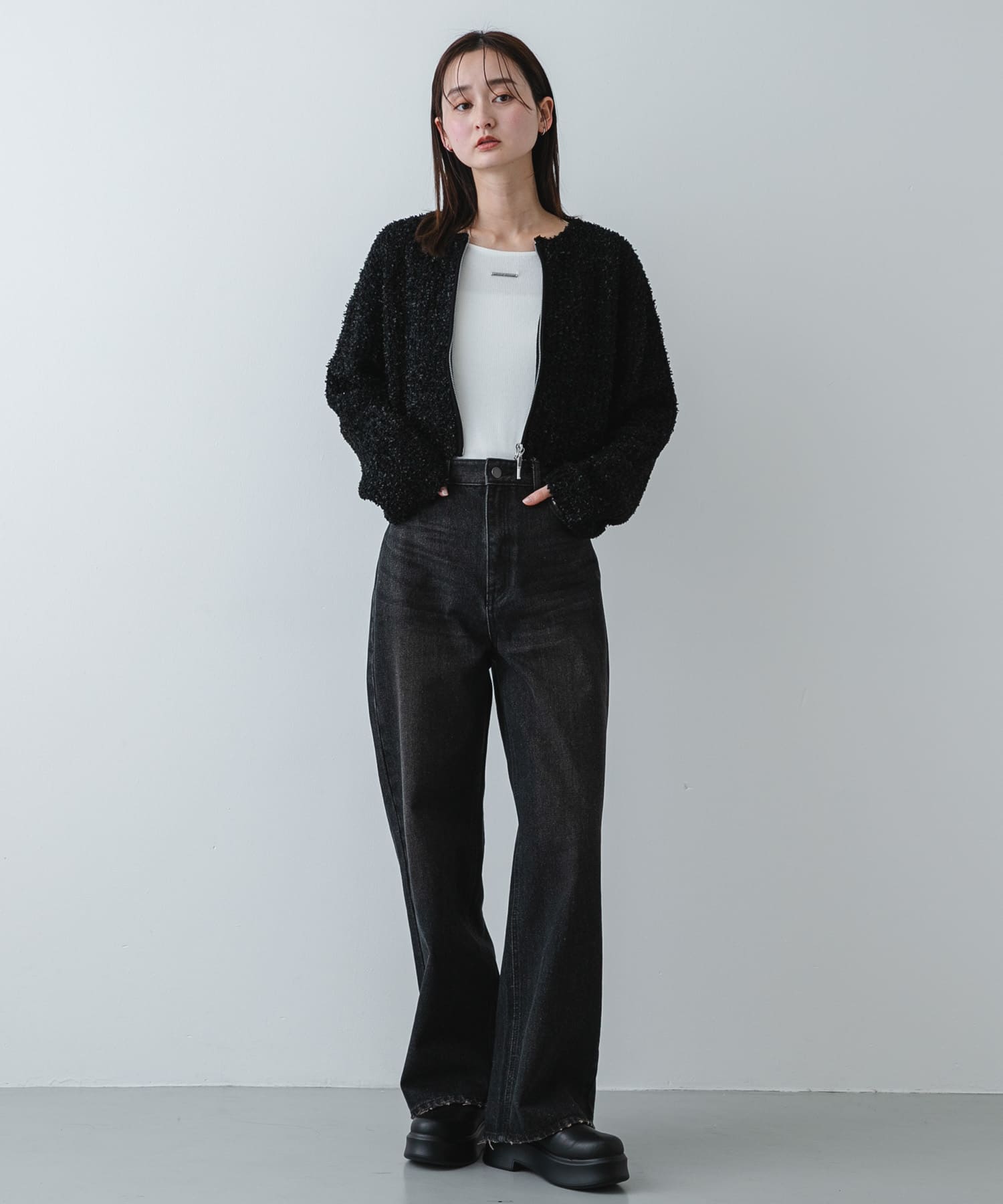 身長：169cm サイズ：one