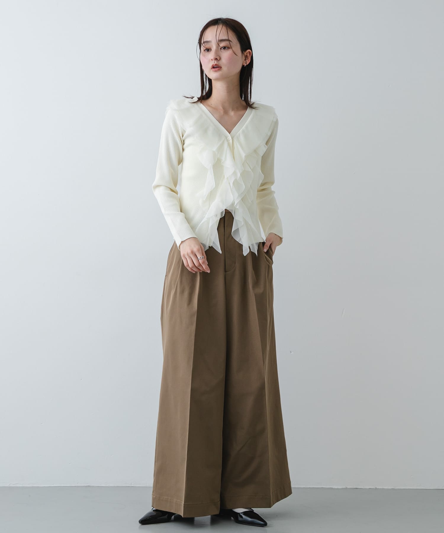 身長：169cm サイズ：one