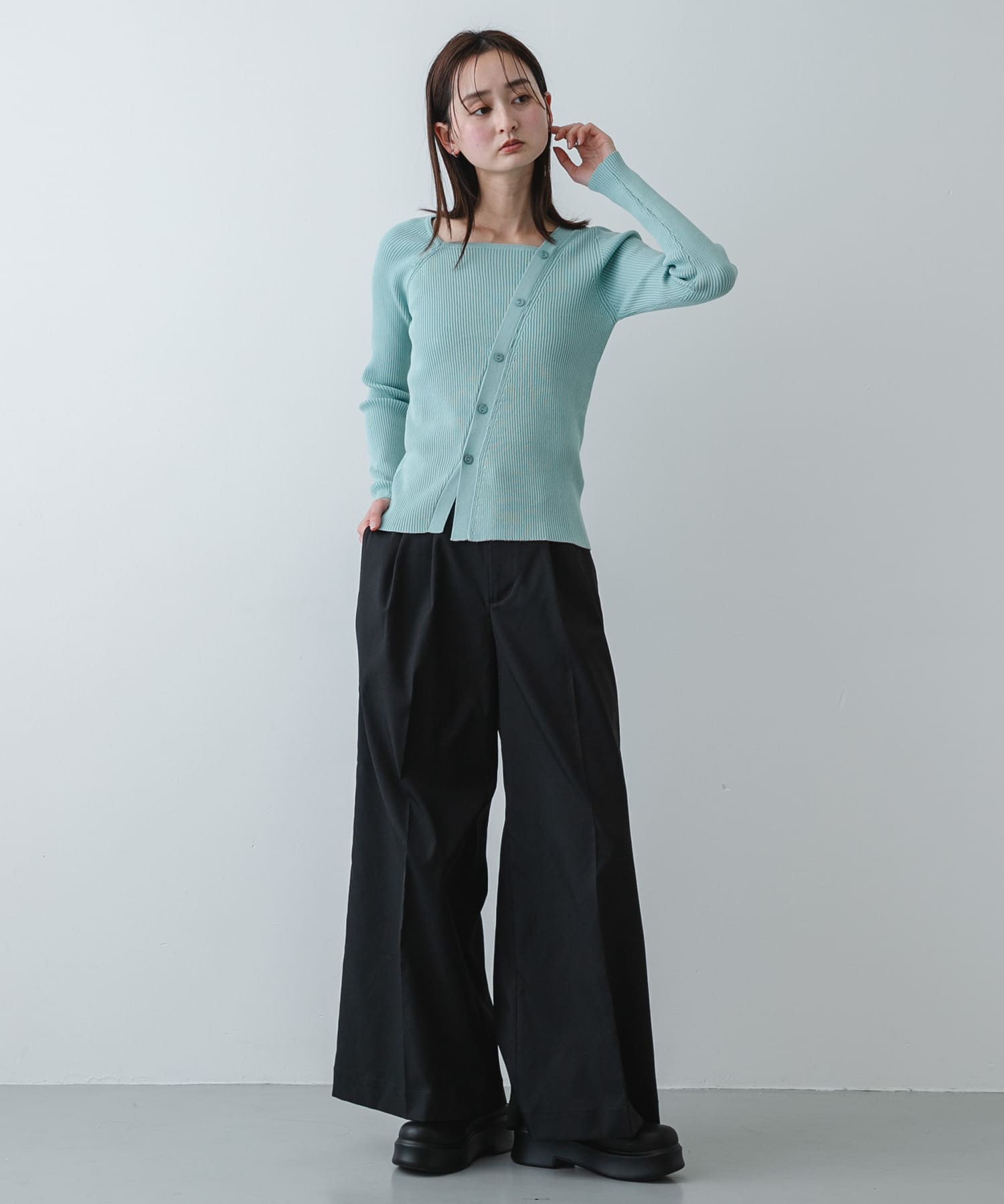 身長：169cm サイズ：one