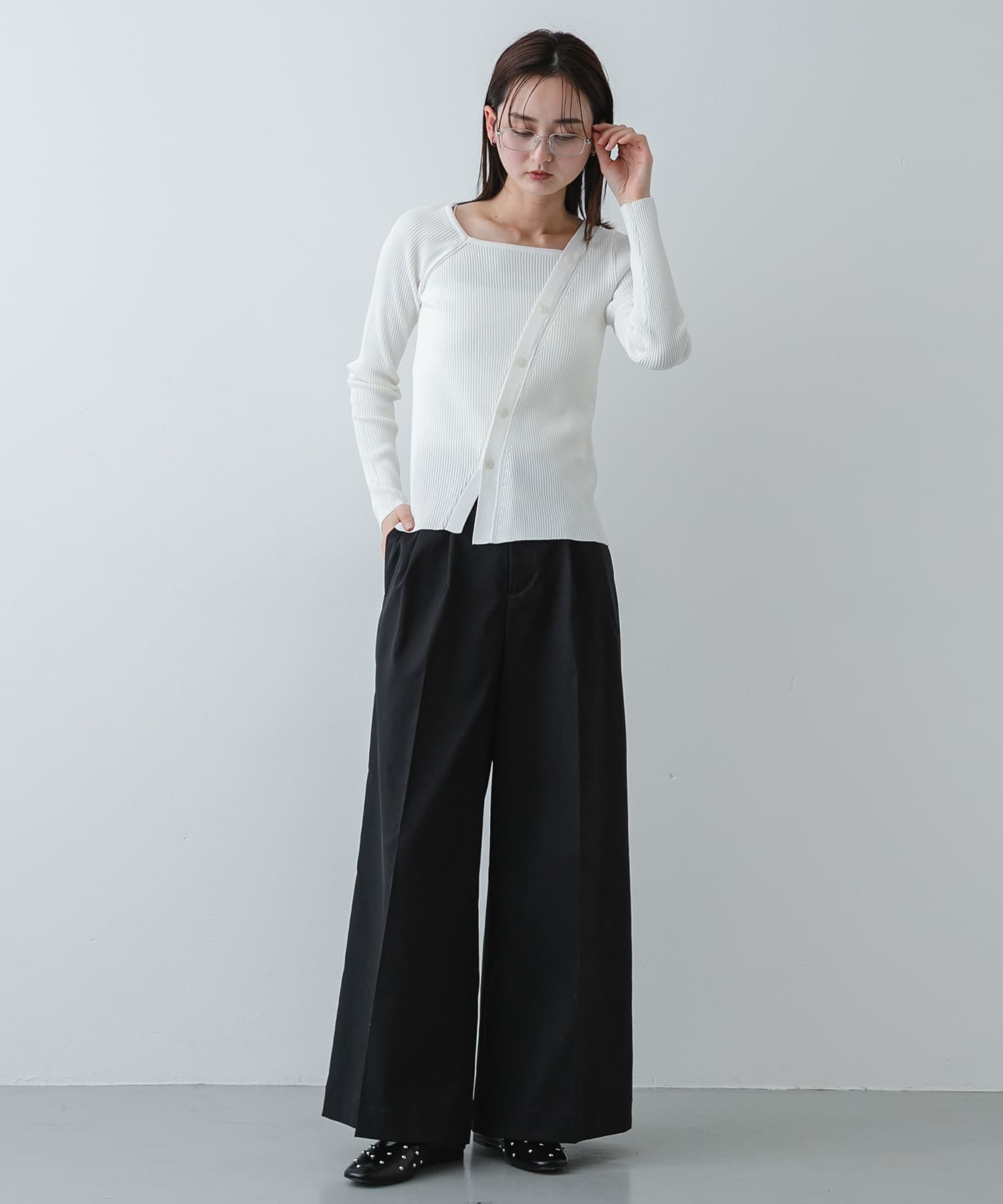 身長：169cm サイズ：one