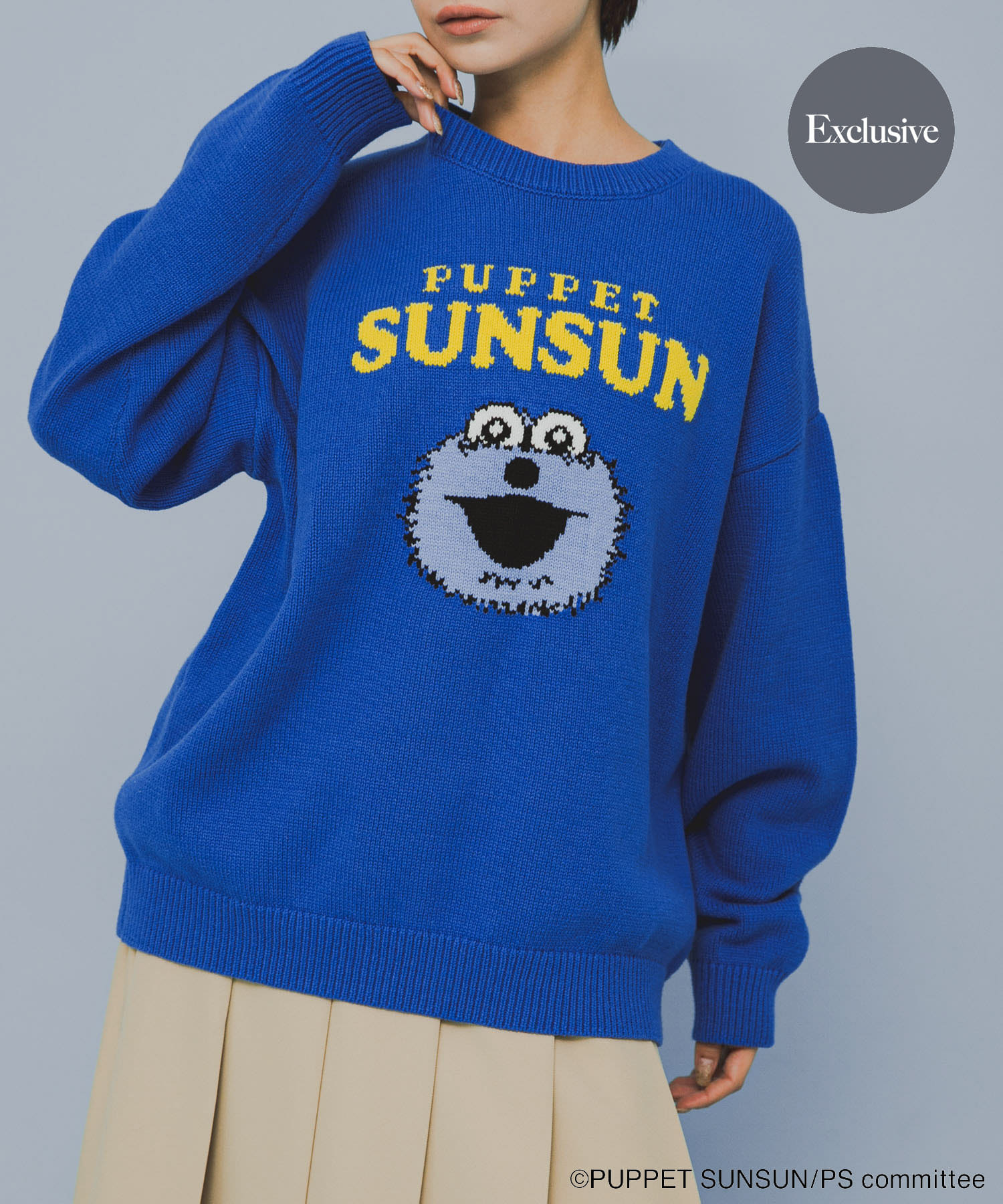 『ユニセックス』『別注』SUNSUN×SENSE OF PLACE　ジャガードニット