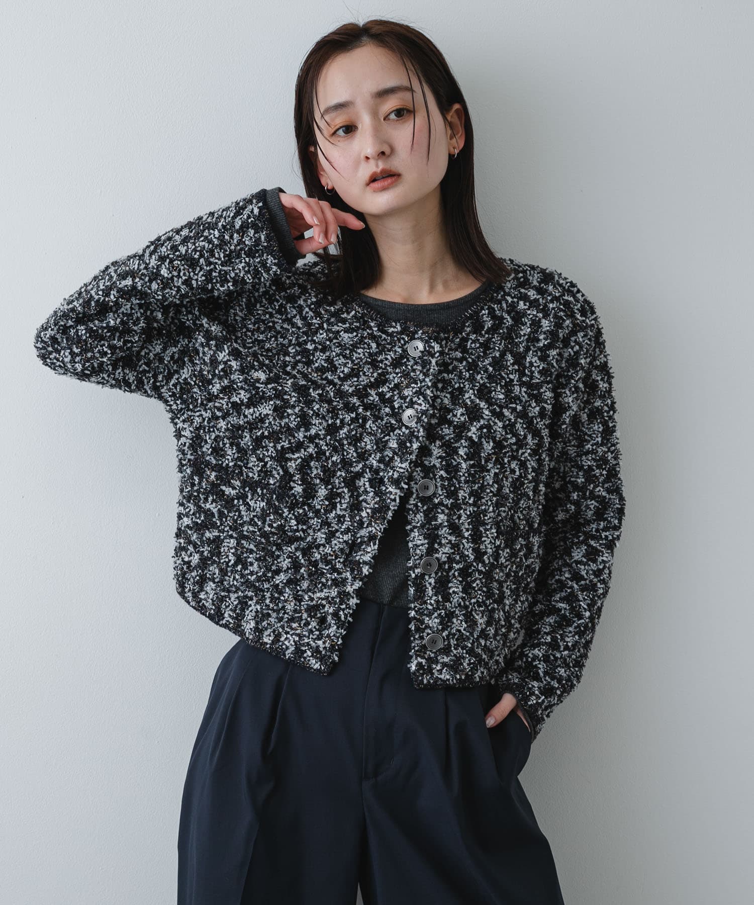 身長：169cm サイズ：one