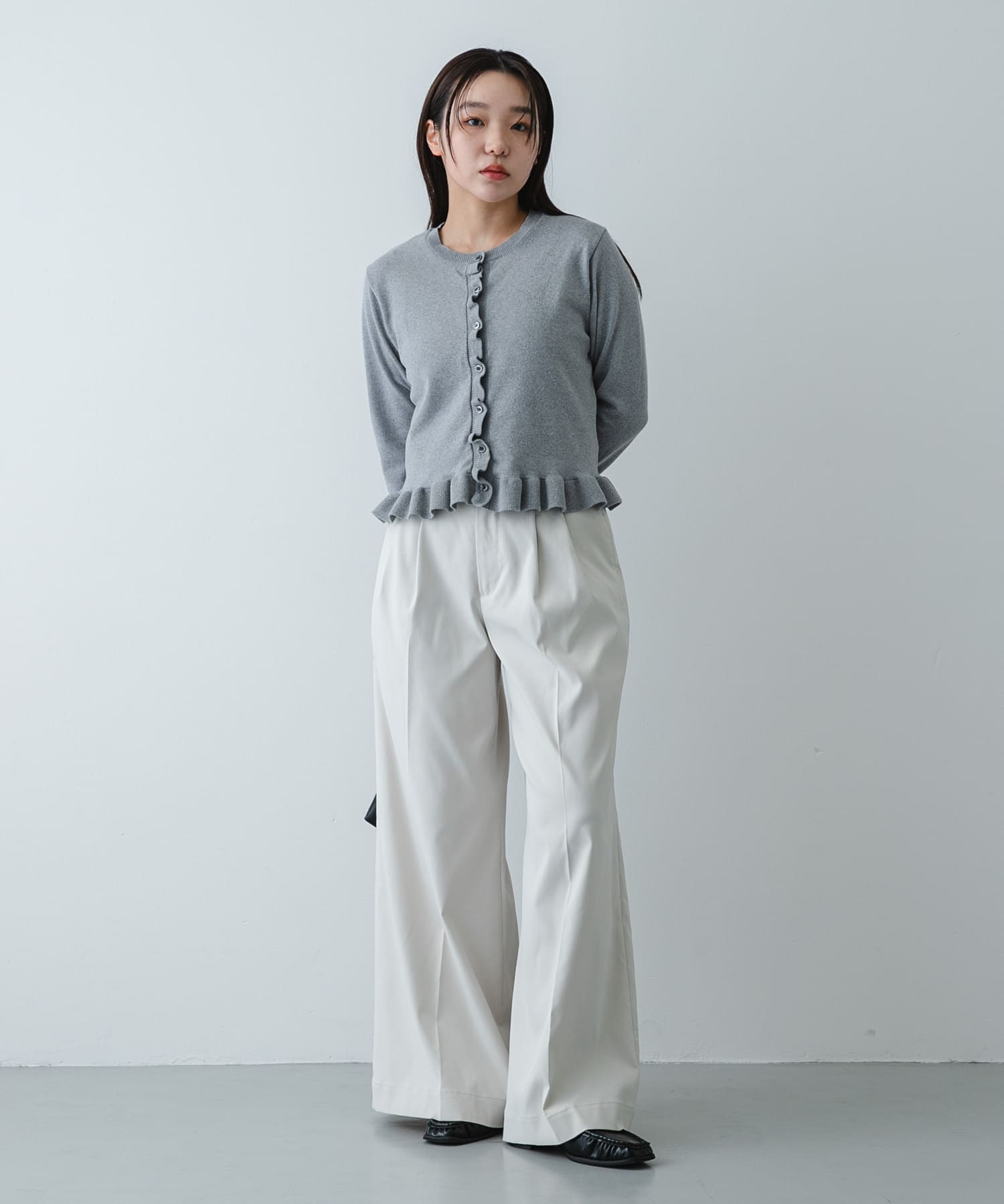 身長：158cm サイズ：one