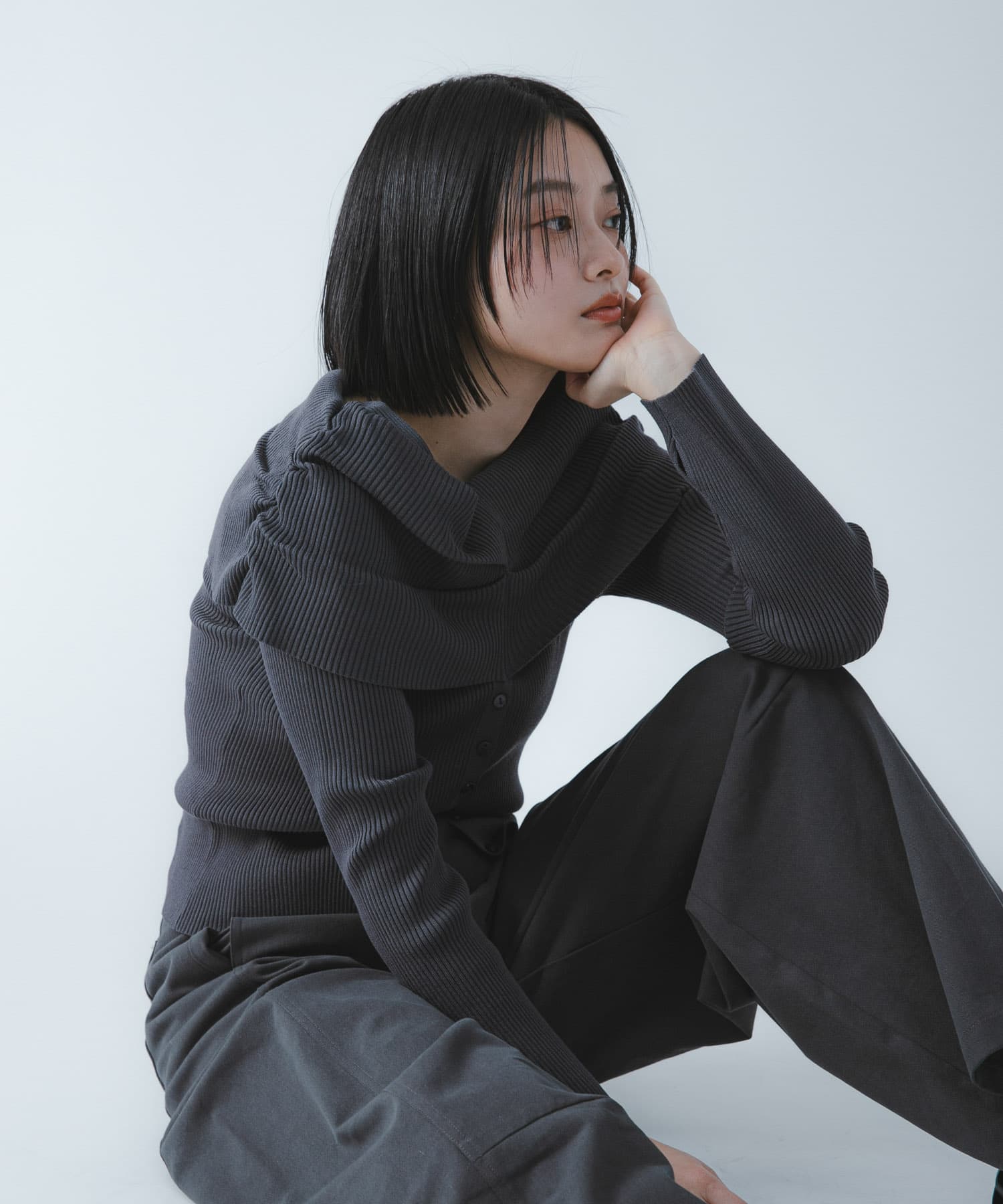 身長：163cm サイズ：one